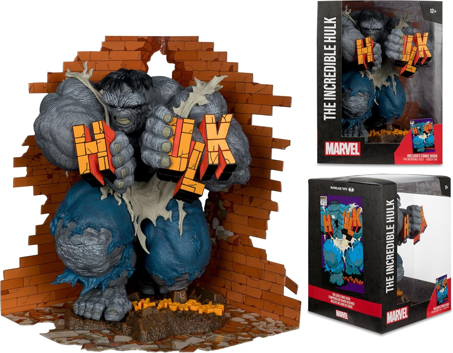 Marvel Collection 1:6Th Wv2 - the Incredible Hulk by Todd Mcfarlane (The Incredible Hulk #345) image number 2