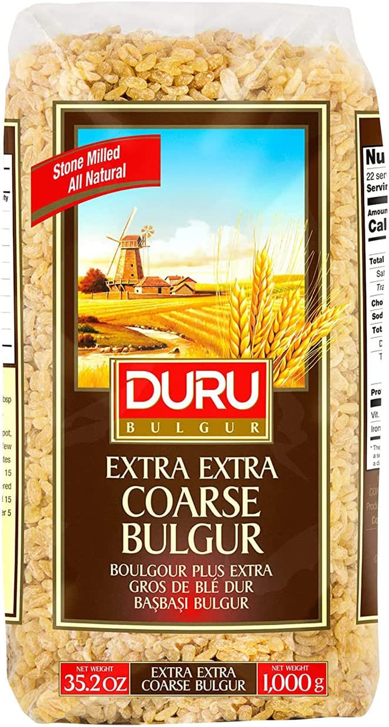 Duru Extra Extra Coarse Size 1 Bulgur, Wheat Berries, 35.2Oz (1000G), 100% Natural and Certificated, High Fiber and Protein, Non-Gmo, Great for Vegan Recipes, Better than Rice image number 4
