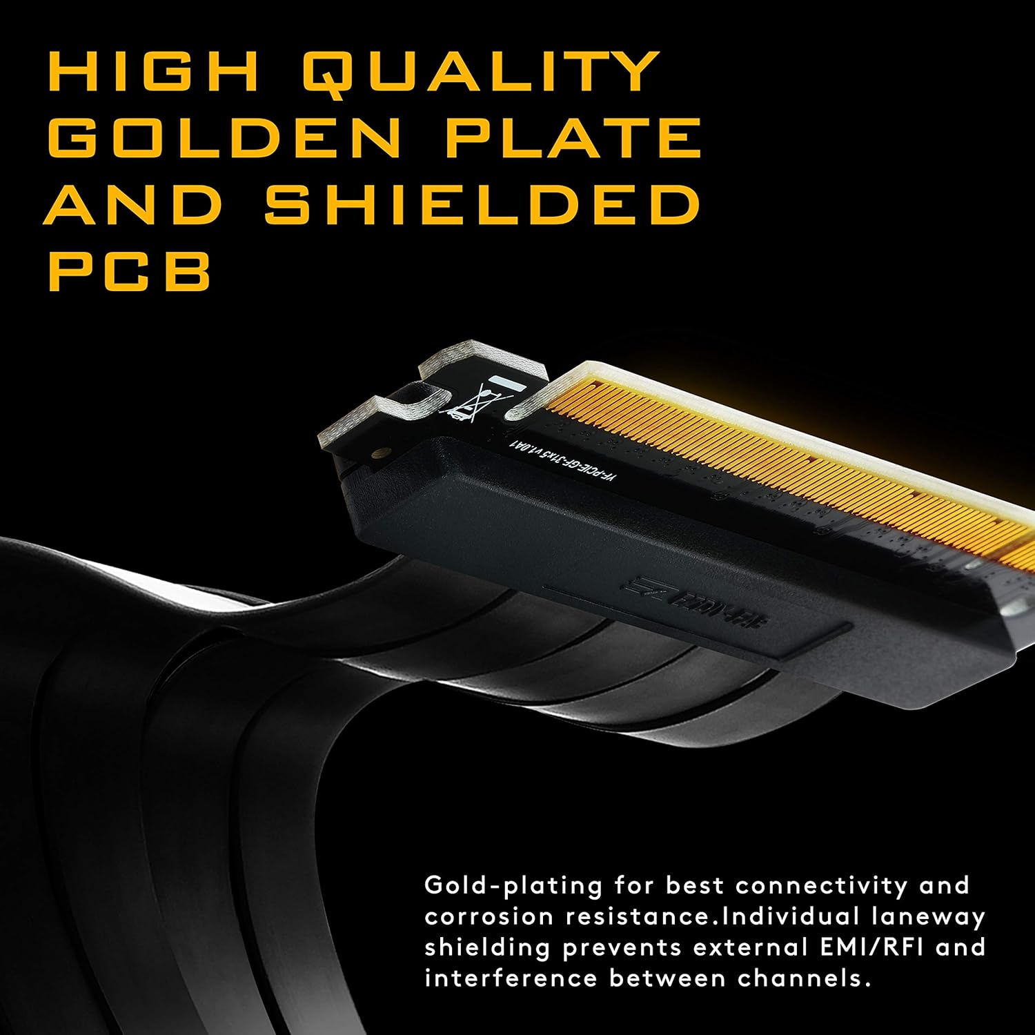 EZDIY-FAB [20Cm] PCIE 3.0 16X Extreme High Speed Riser Cable PCI Express Port GPU Extension Card-Straight Connector image number 5