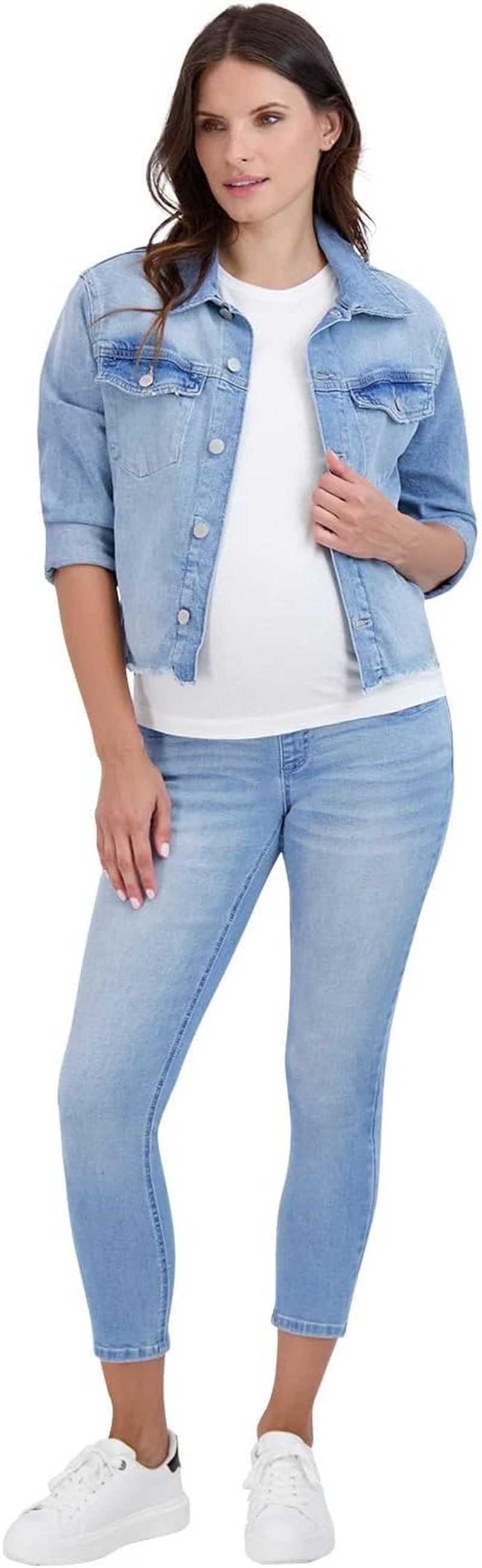 Savi Parker Women&rsquo;S Maternity Jeans over the Belly - Pregnancy Clothes for All Seasons, Maternity Pants image number 2