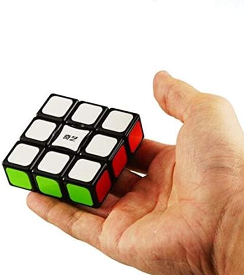 Cuberspeed Qiyi 1X3X3 Super Floppy Stickerless Magic Cube 3X3X1 Black Titles Version Speed Cube image number 1