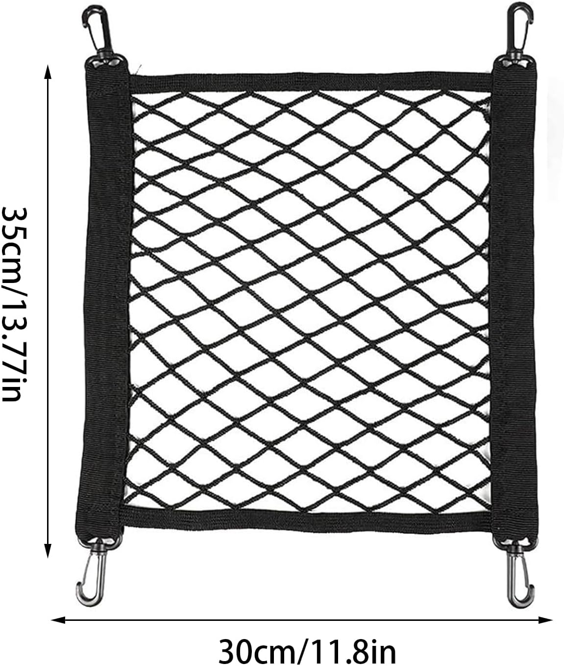 Motorcycle Net | Cargo Net for Bike Rack with Hooks,Adjustable Bicycles Luggage Storage Tie down Mesh Web for Outdoor Transport Travel Riding Cycling image number 2