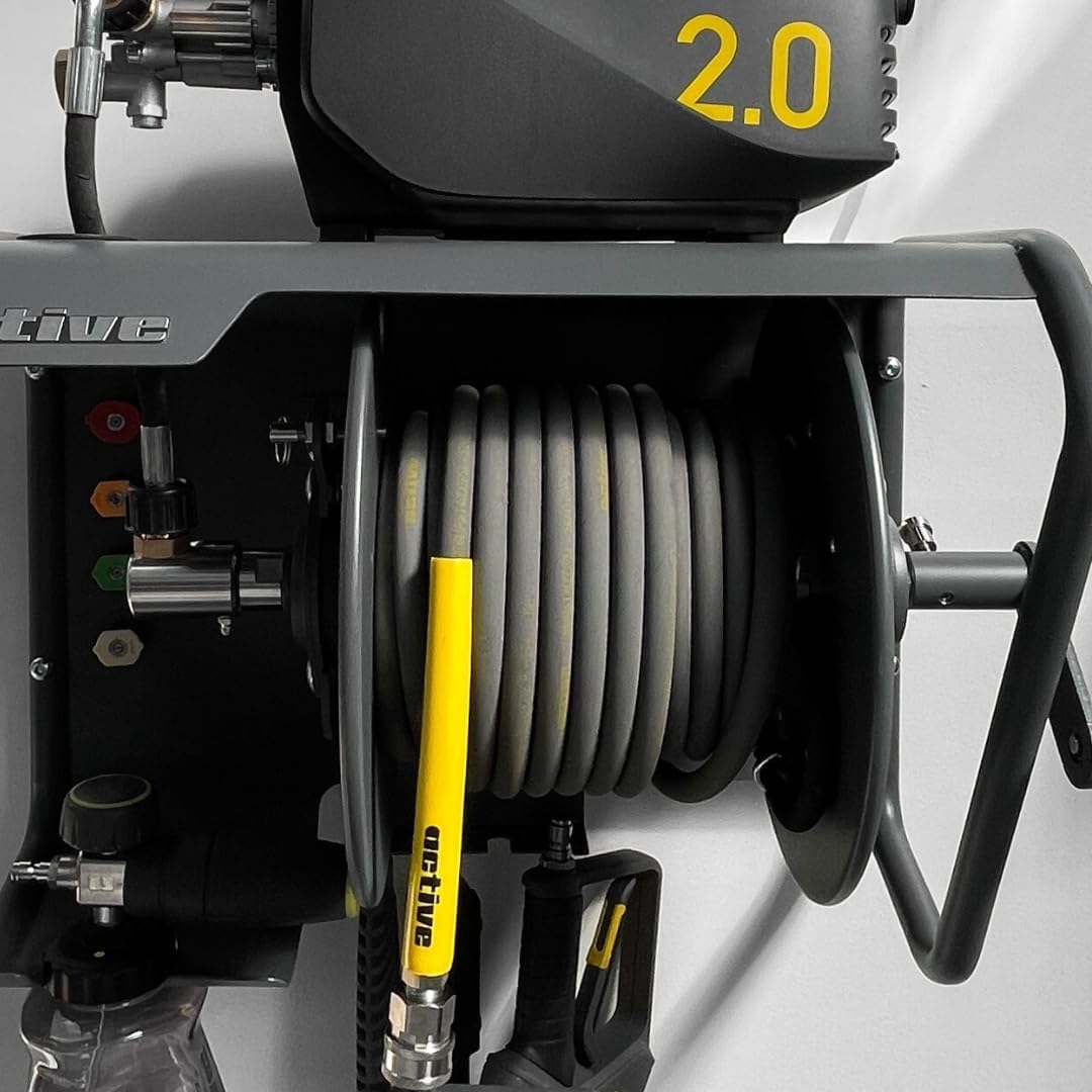 ACTIVE Pressure Washer Hose 50 Ft 5/16" - Kink Resistant Steel Braided Power Washer Hose for All Electric & Gas Pressure Washers, Flex Hose W/Max 4000 PSI & 12 GPM at a Peak Temperature of 212F image number 4