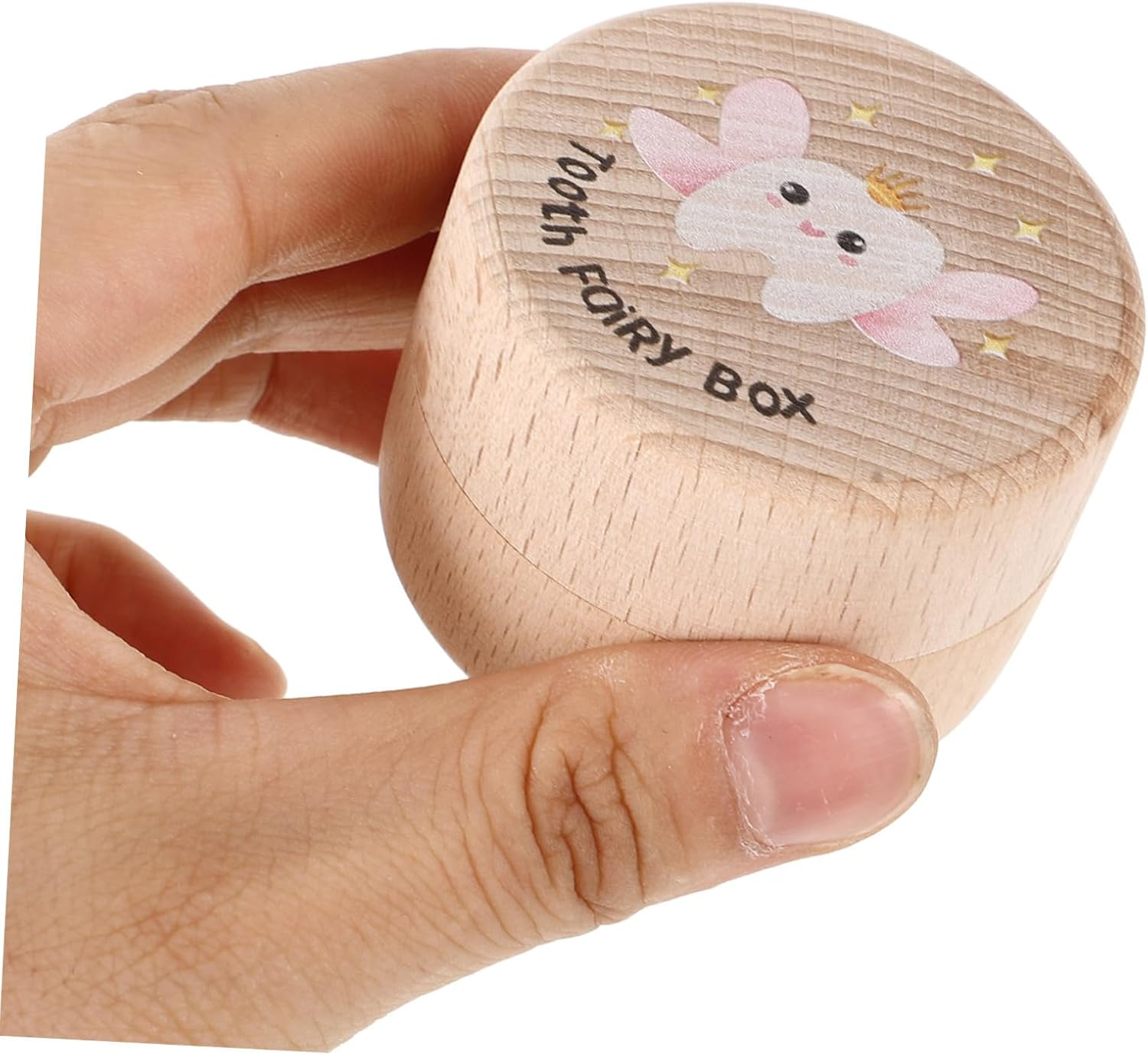 Keep Memories Safe Wooden Boys and Girls Tooth Collector Hair Box Modern Minimalist Design image number 5