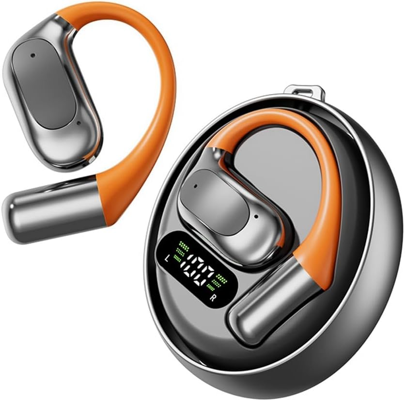 Snblzhef M113 Smart Translator Headset 144-Language AI Translation Earbuds Wireless On-Ear Translator Device Gray image number 6