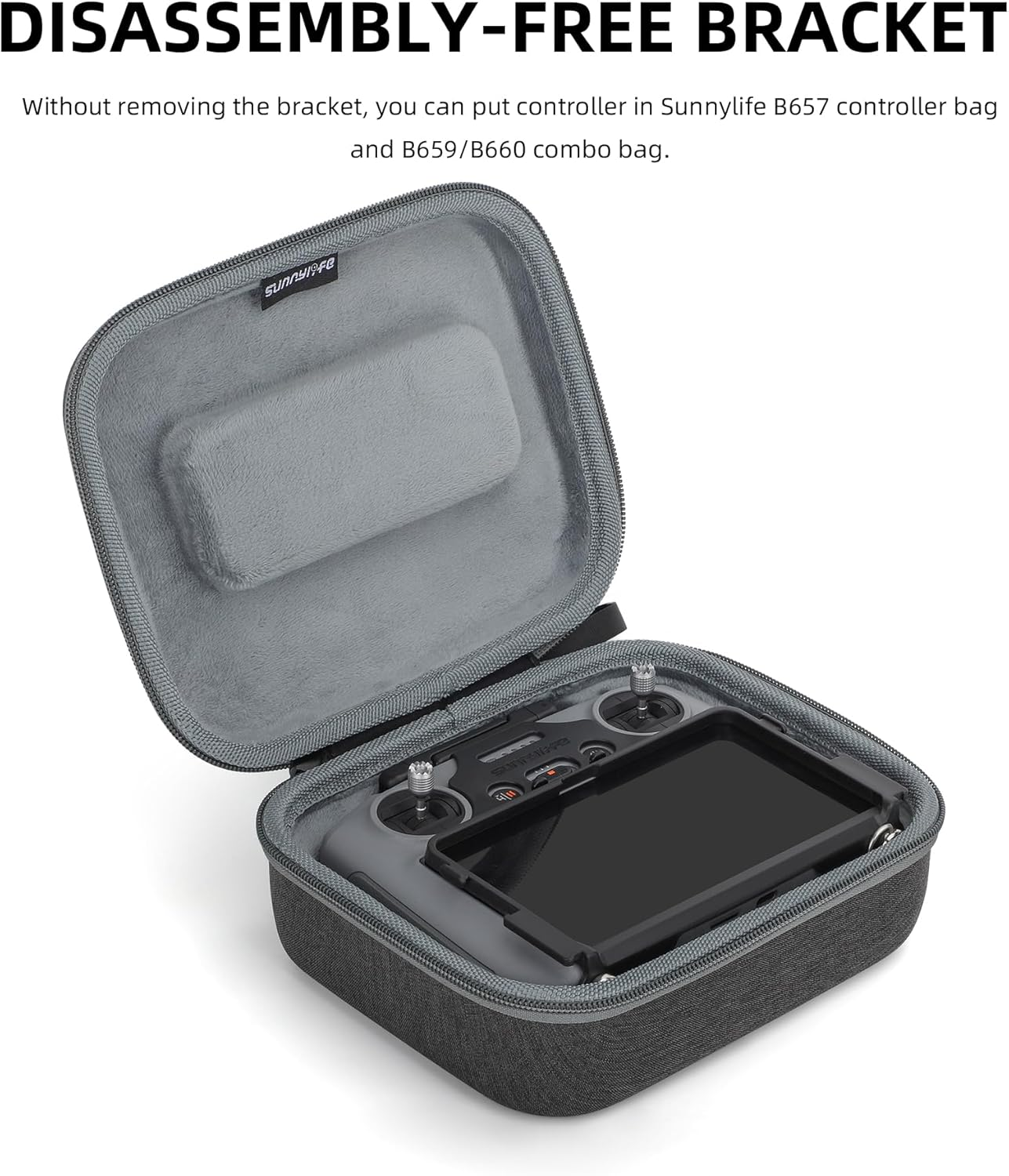 FSIDIWT Sun Hood Sunshade Cover for DJI Mini 4 Pro/Air 3 RC 2 Remote Controller Accessories, Anti-Glare Foldable Drone Controller Sun Hood Protective Cover image number 3