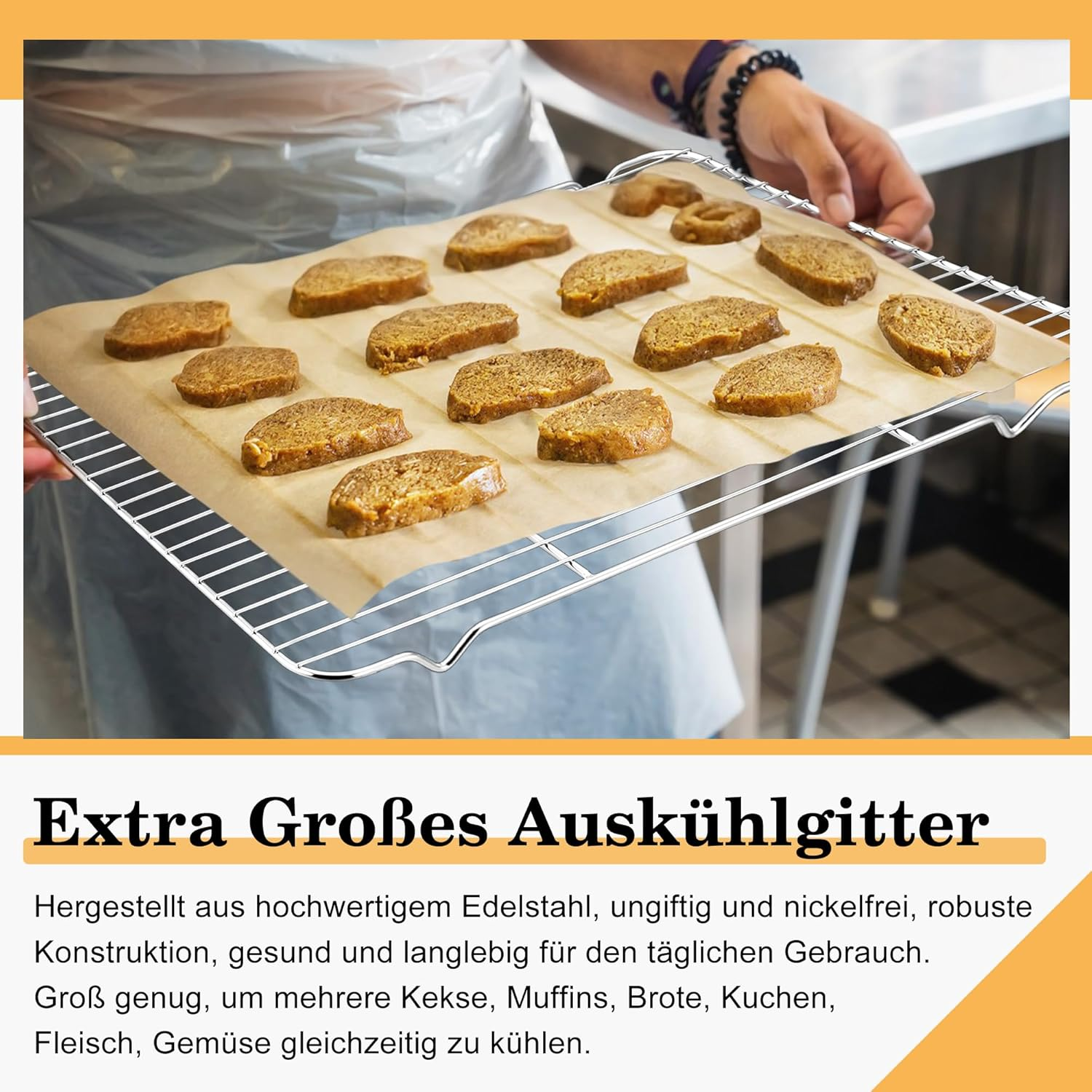 Haware Cooling Rack Set of 2 &ndash; 41.5 X 29 X 2 Cm