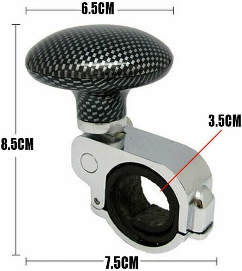 AIMALL 1PC Steering Forklift Knob Truck Ball Aid Car Wheel Spinner Lorry Tractor Turning - Fits Wheels up to 1.26 Inches Diameter image number 1