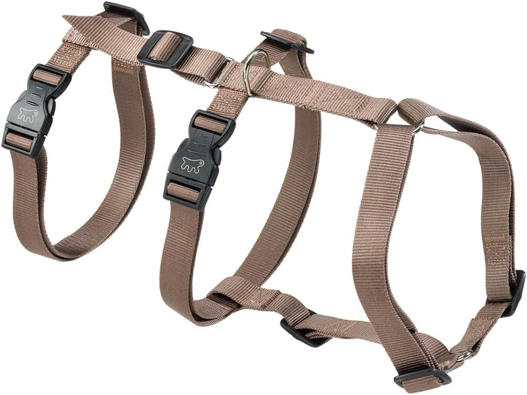 Ferplast Dog Harness Small Dog Brave Small, Escape Proof Dog Harness, Greyhound, Adjustable Harness for Dogs, 6 Closures, Marrone image number 5