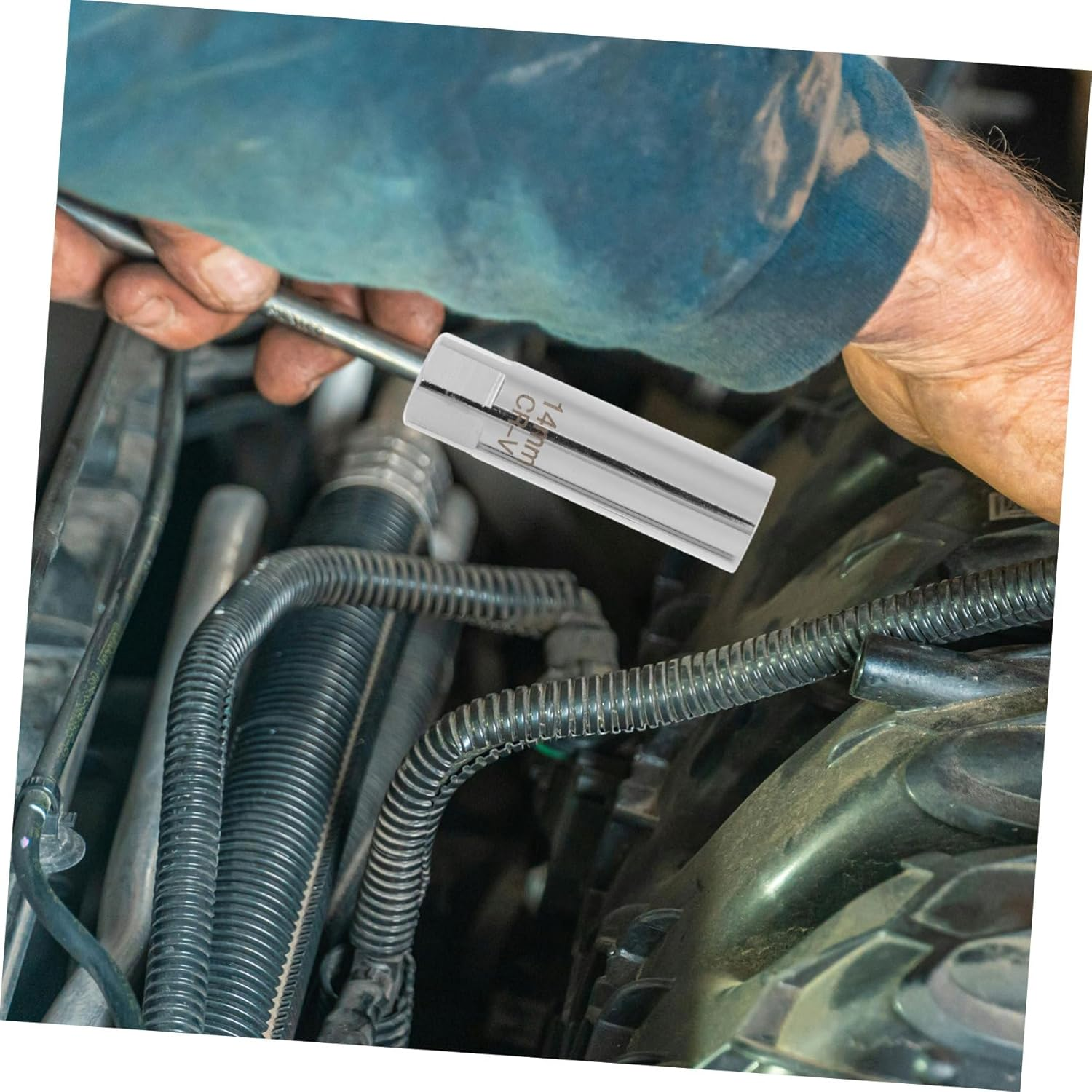 ULTECHNOVO 2Pcs Spark Plug Removal Wrench Spark Plug Socket and Versatile Tool for and Installation in Automotive Workshops image number 4