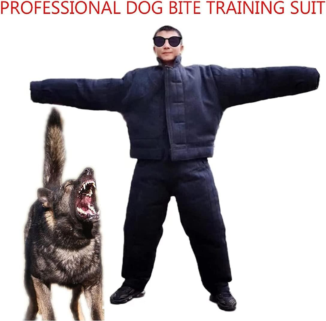 Dog Training Suit, Training Dog Protective Clothing, Professional Anti-Dog Bite Clothing, Police Dog Training Bite Suit Jacket, for Medium Large Dogs Bite Training,S image number 2