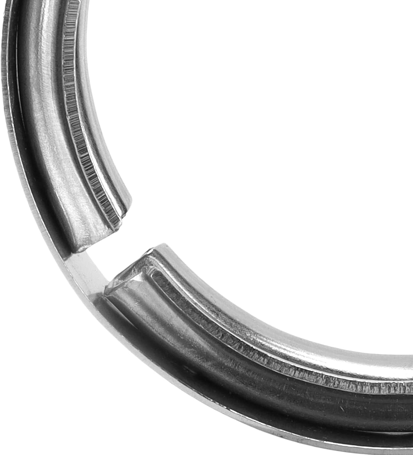 Universal Stainless Steel V Band Clamp - Leak-Proof T-Bolt Exhaust Clamp for Automotive Exhaust Systems and Turbochargers (3 Inch) image number 1