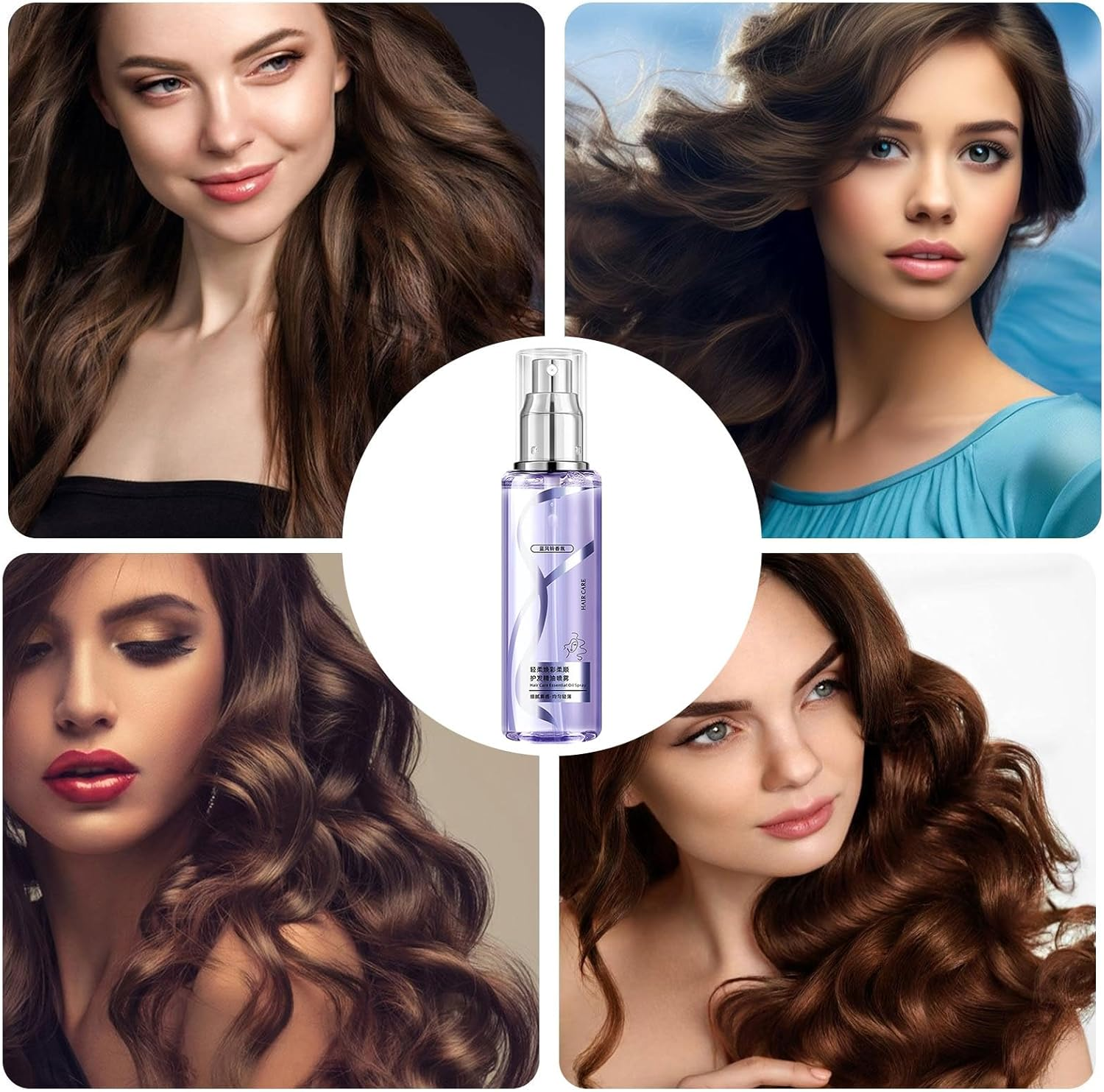 Zankie Rosemary Hair Oil, 30Ml Pure Rosemary Oil for Hair Growth, Rosemary Hair Oil Prevents Hair Loss, Repairs Split Ends and Dry Scalp