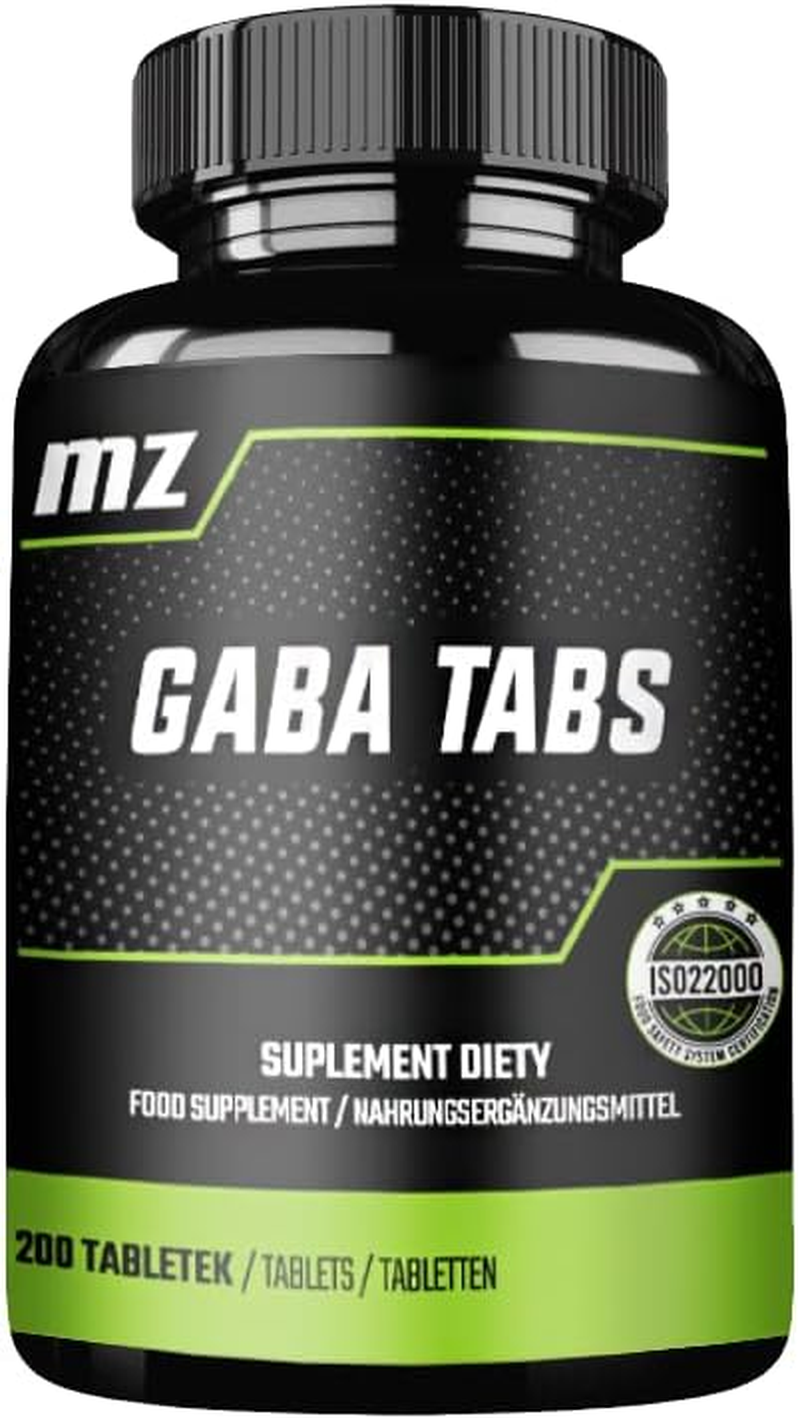 GABA Powder 250G - Gamma-Aminobutyric Acid 600 Mg per Serving - 416 Servings per Pack - Vegan and without Additives - by MZ