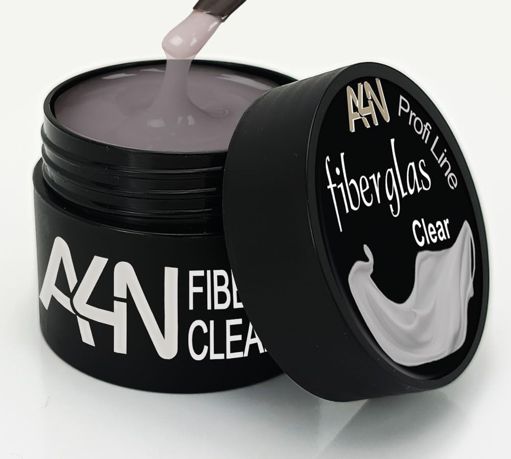 Fibreglass UV Gel Modelling Gel with Fibreglass Strips Extremely Stable 15 Ml (Nude Pink)