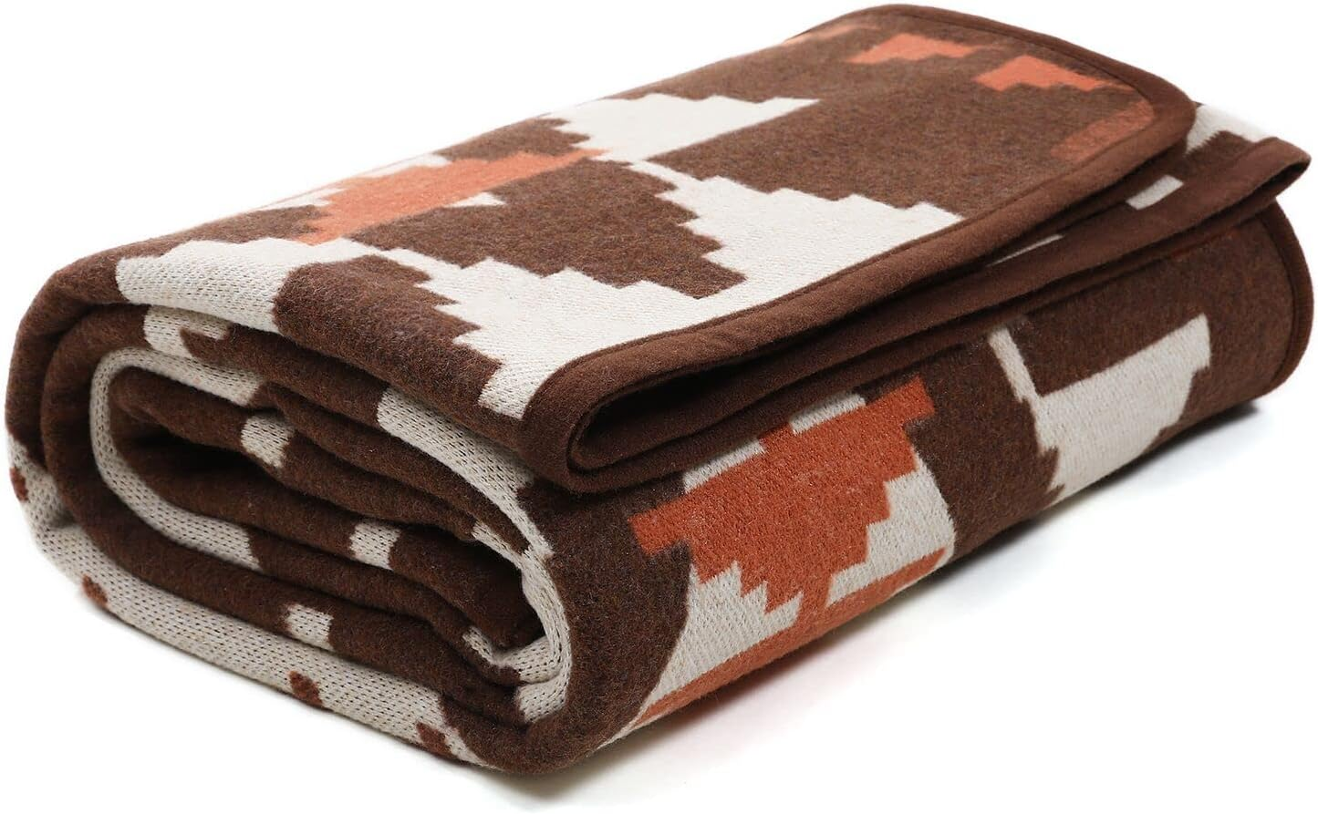 ACUSHLA Merino Wool Camp Blanket - Warm, Thick, Washable, Large Throw Great for Outdoor Camping All Seasons Suitable Indian Style 201 79X63 image number 3