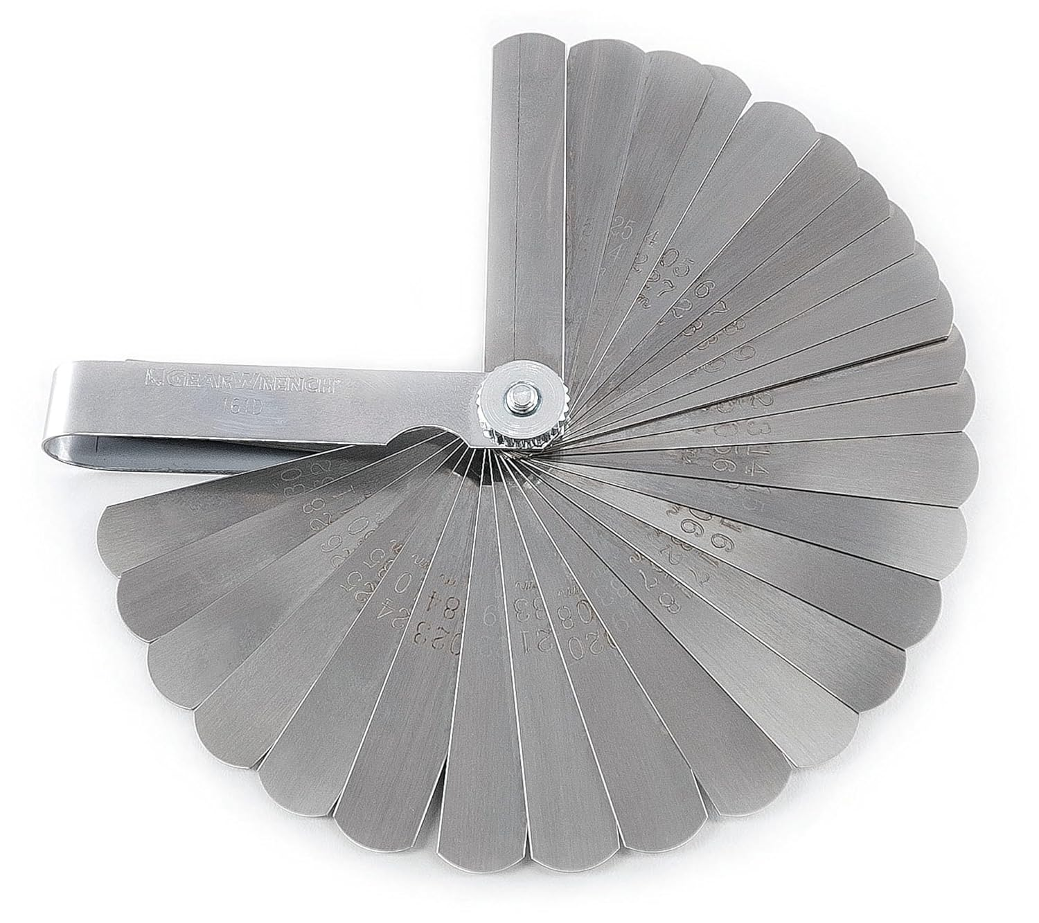 GEARWRENCH 32 Blade Deluxe Sae/Metric Feeler Gauge, Black image number 2