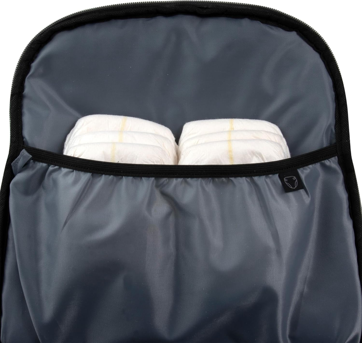 Fisher-Price Fastfinder 3 Piece Set Diaper Bag Backpack for Moms & Dads with Changing Pad and Wipes Pocket - Blue image number 4