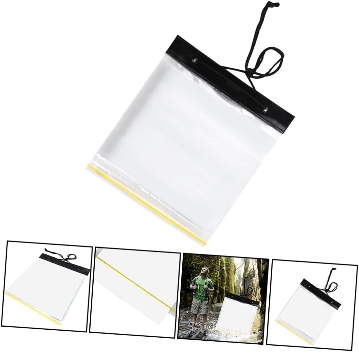 NUOBESTY Professional Map File Bag Pouch Portable Storage Organizer for Travel Document Hiking image number 6