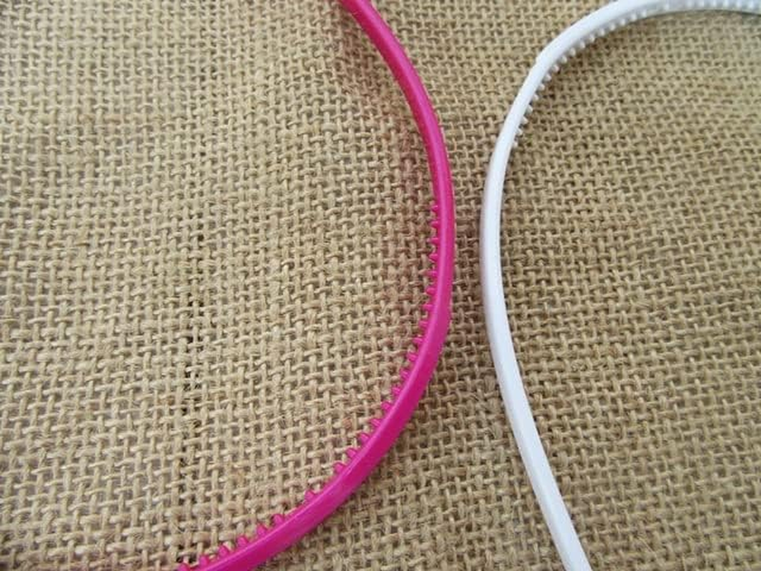 12Pcs New Thin Headbands Hair Band Hair Loop 5Mm Mixed Color image number 3