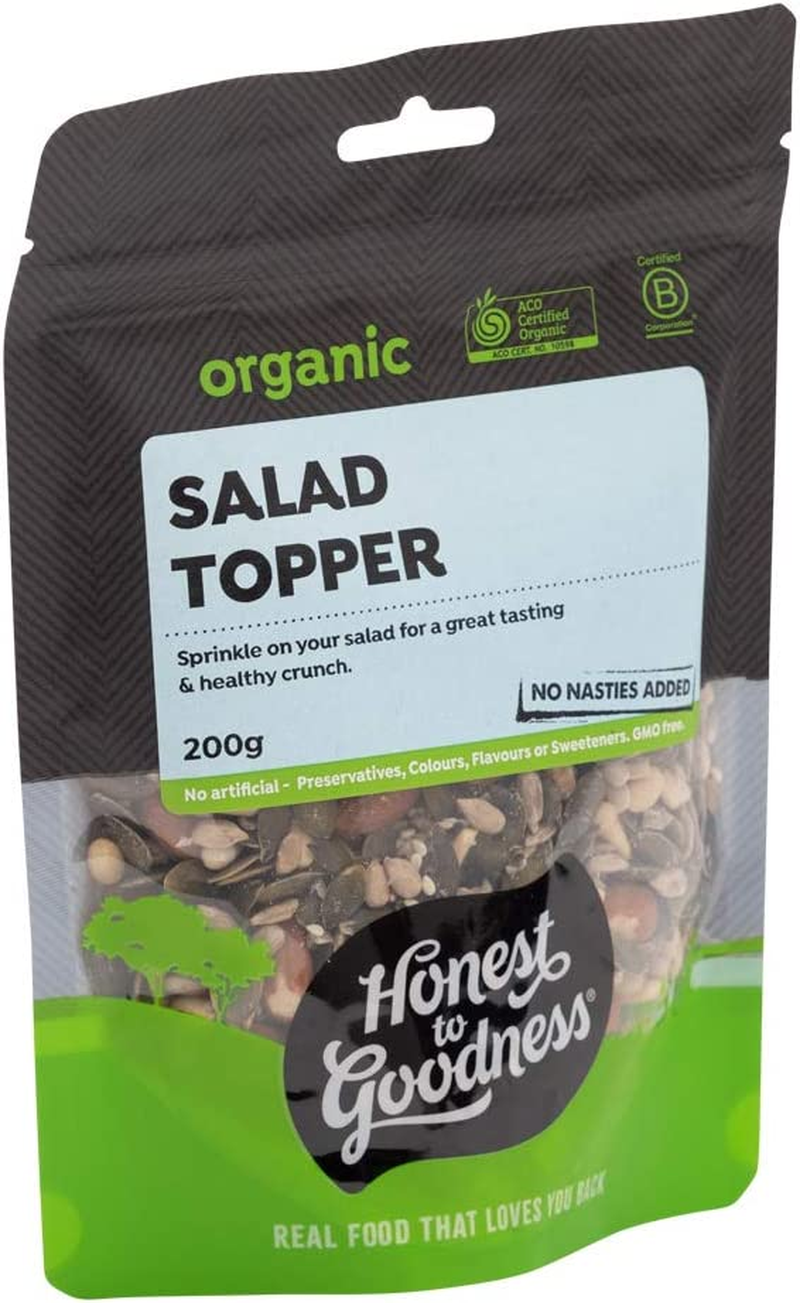 Honest to Goodness, Organic Salad Topper, 200 G Hand-Blended Mix, Crafted to Elevate Your Culinary Creations. Go-To Choice for Flavor, Nutrition, and Satisfaction. image number 2