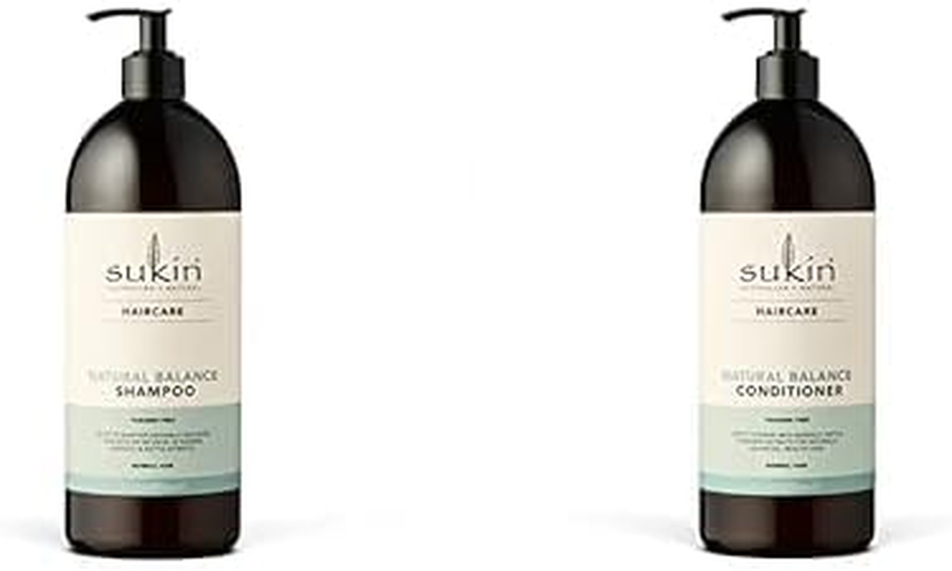 Sukin Shampoo & Conditioner, Natural Balance, Twin Pack (2 X 1Lt)
