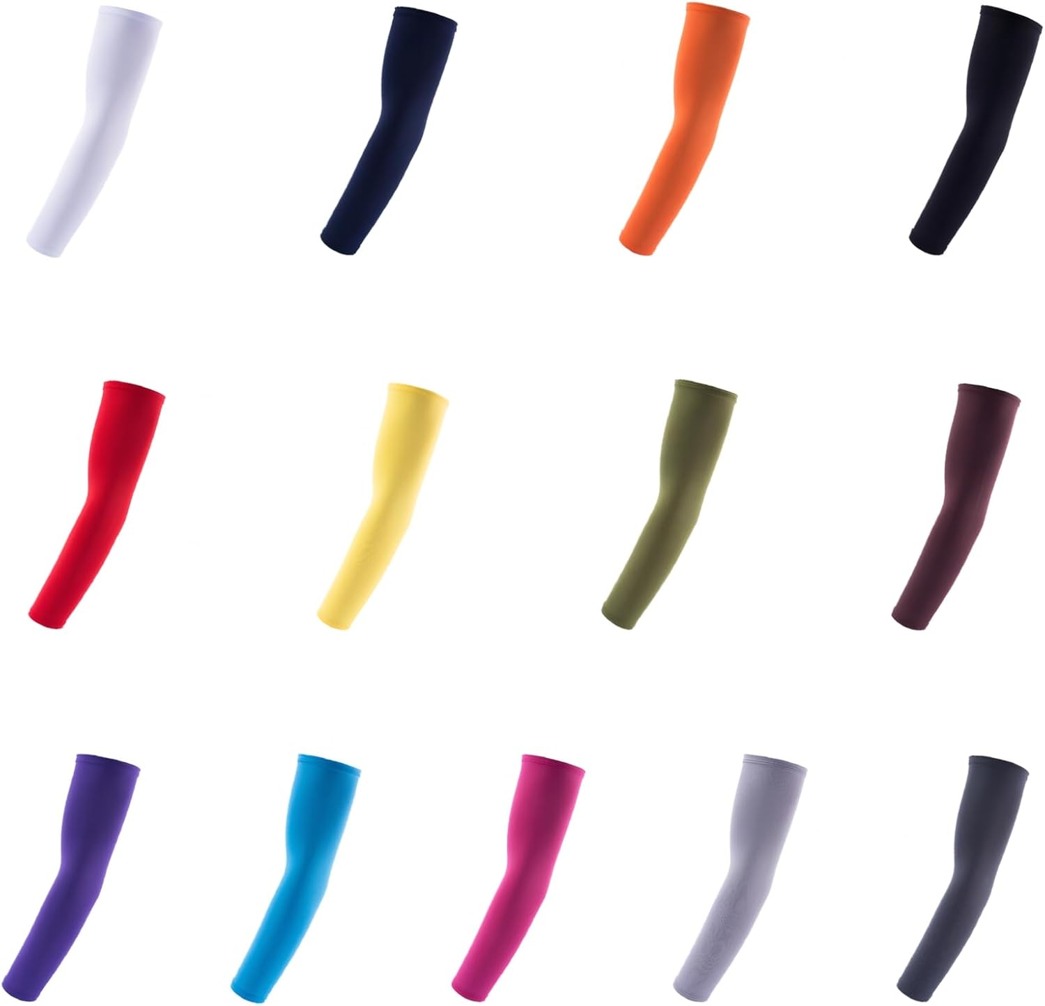 TOPTIE 1 Pair Arm Sleeves for Men Women, Arm Compression Sleeve for Football, Basketball & Volleyball