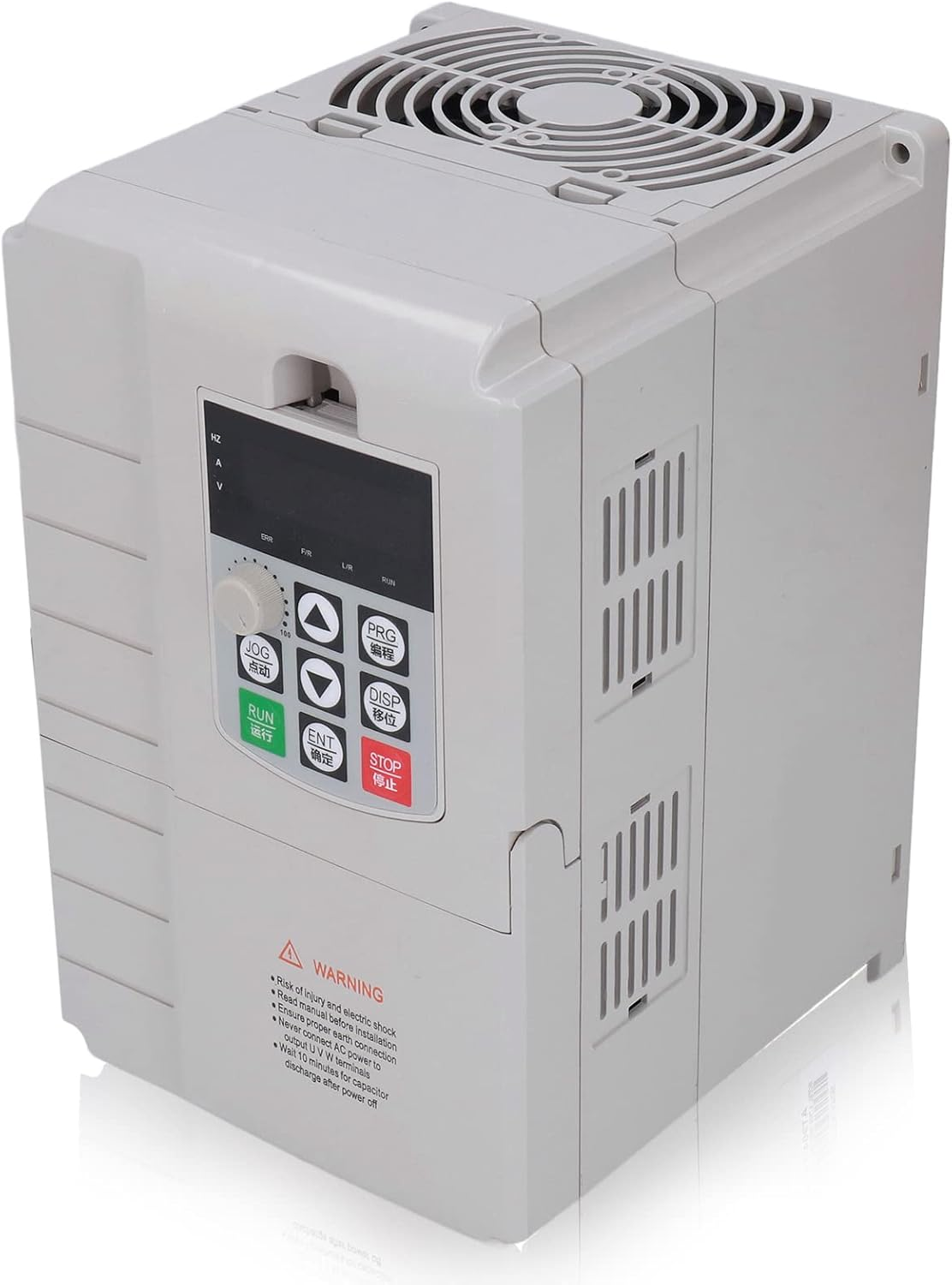 Variable Frequency Drive, 7.5KW Input to 380V Output, Single Phase to 3 Phase Frequency Converter for Fans, Pumps, Air Compressors