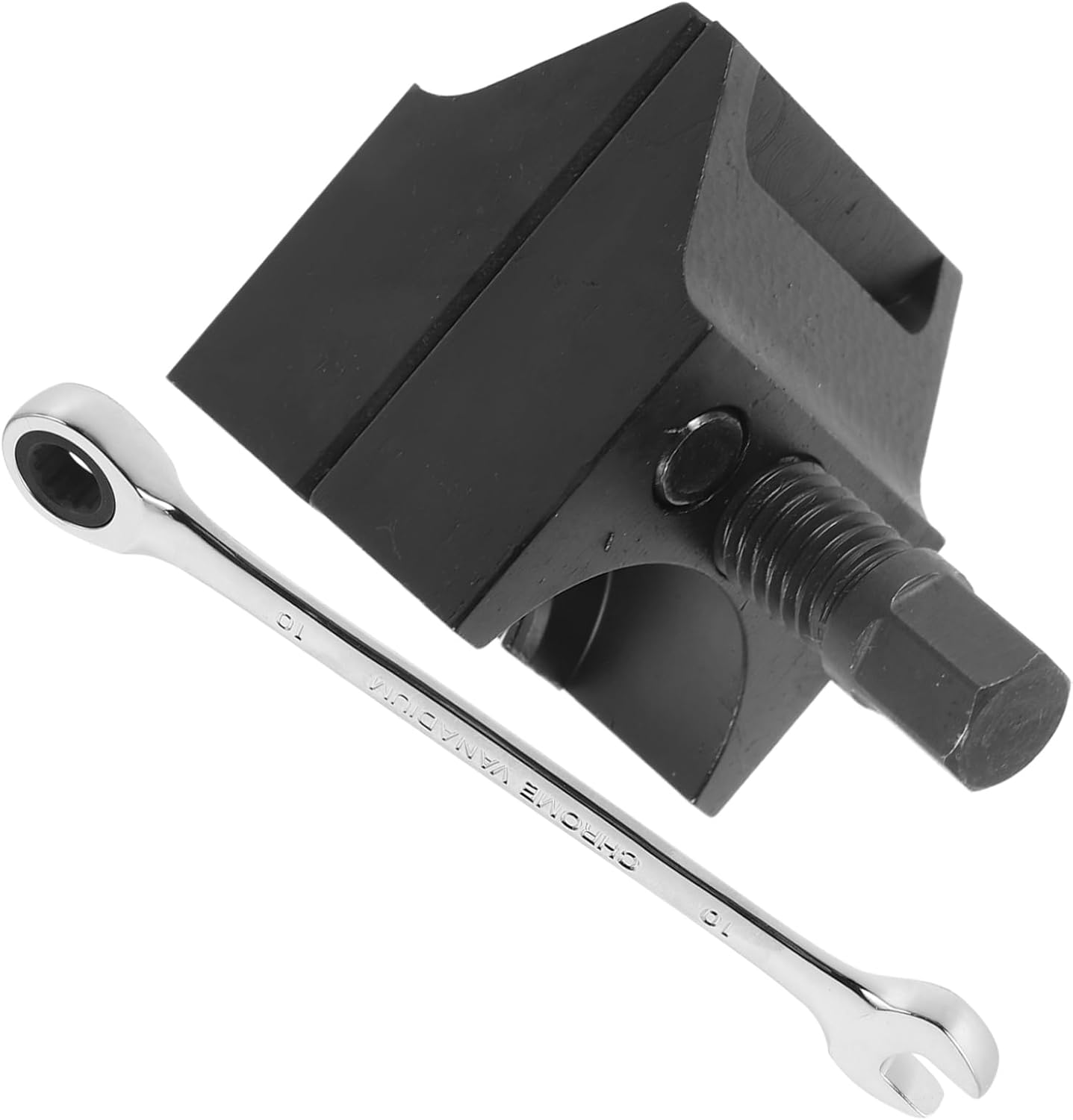 COOLHIYA Double Ended Suspension Strut Spreader Tool with Wrench, Hub Steering Splitter for Car Suspension Repair and Maintenance Automotive Tools Equipment image number 5