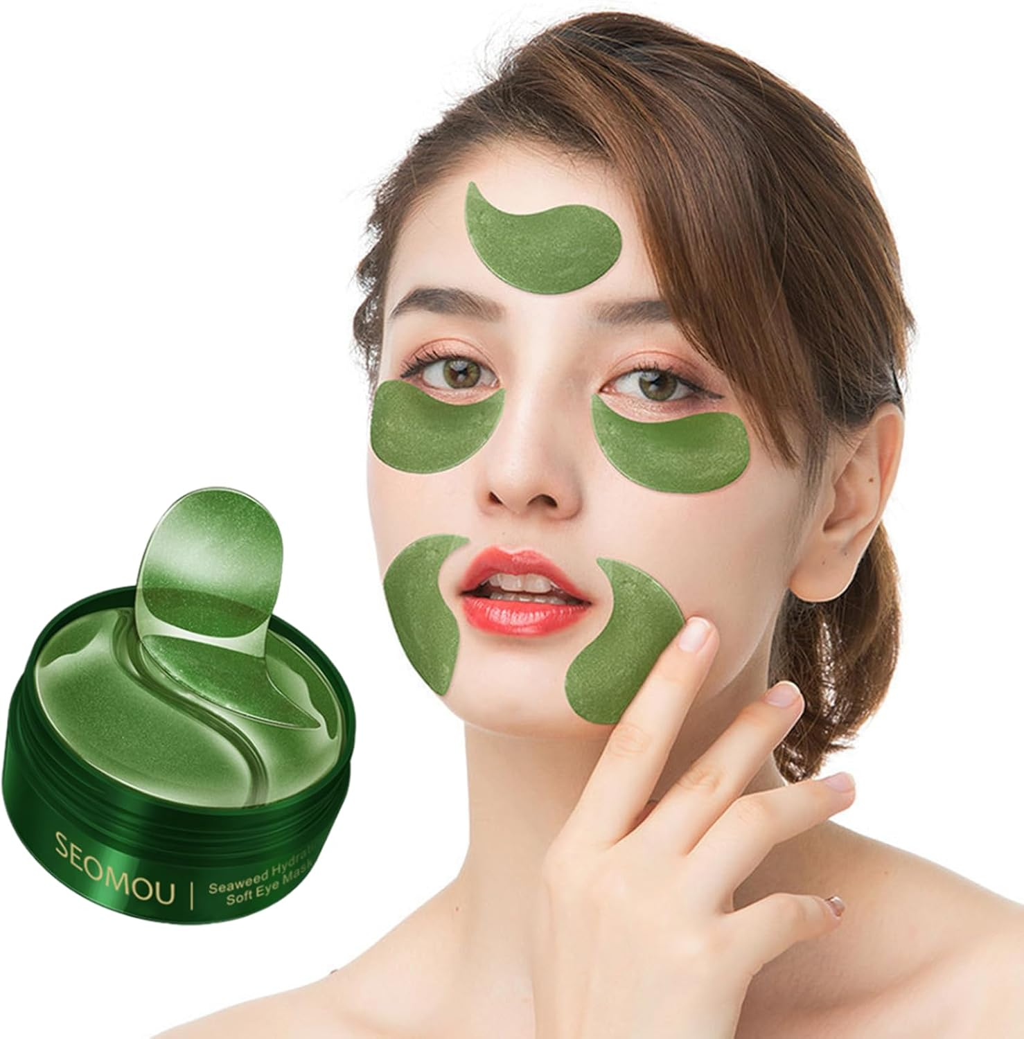60-Pack under Eye Mask Set，Revitalizing Eye Masks Skincare with Collagen Mask Technology， Hydrate, Brighten，Reduce Wrinkles! image number 4