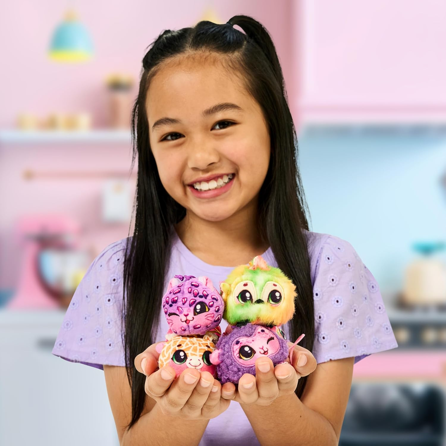 Cookeez Makery Yum Yumz Twin Pack, Full of Fun and Full of Yum! Add Ingredients & Discover 2 Super-Cute Scented Surprise Plush Pets inside an Ice Cream Cone You Can Customize, over 30 to Collect image number 3