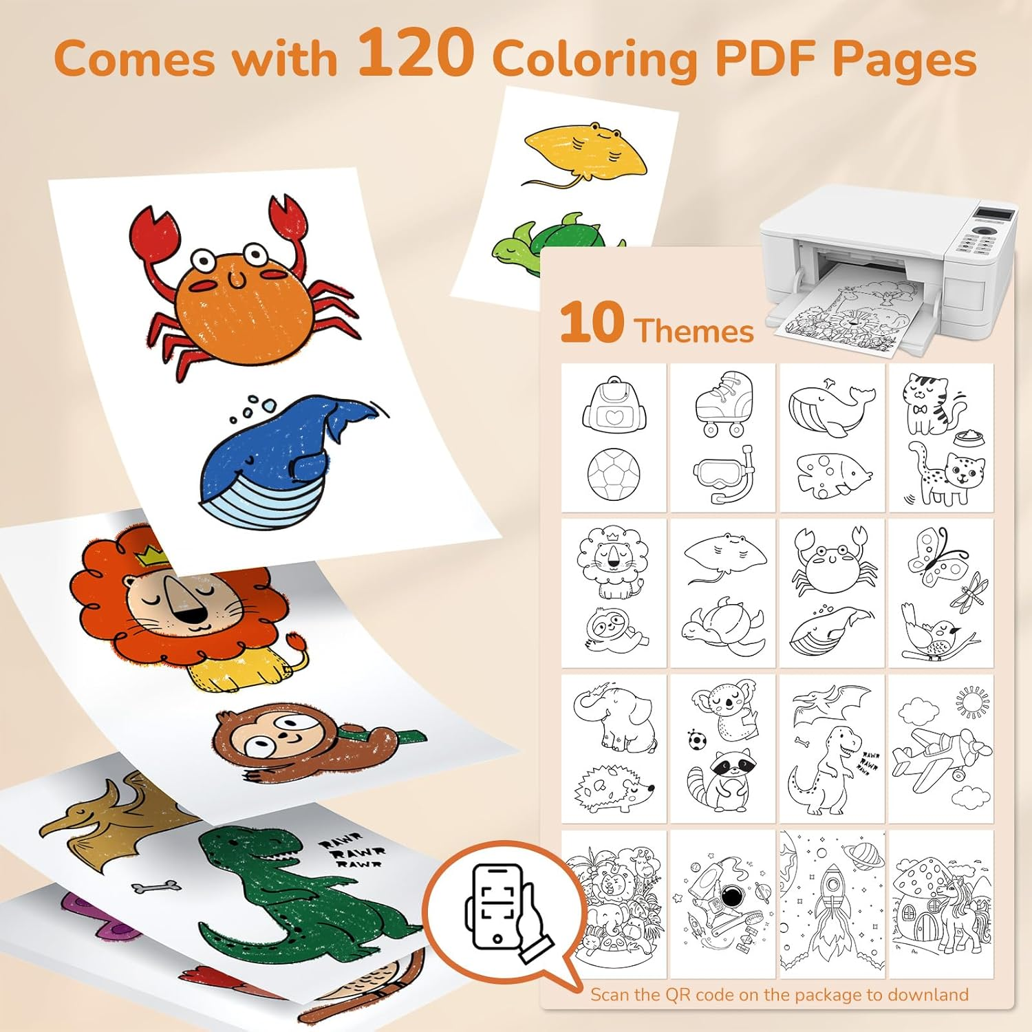 24-Color Crayons for Toddlers 1-3 and Kids 4-8, Non-Toxic Washable Crayons, Ultra-Silky Easy-Grip Art Supplies, Ideal Coloring Boys and Girls - Multicolored（36Pack) image number 7