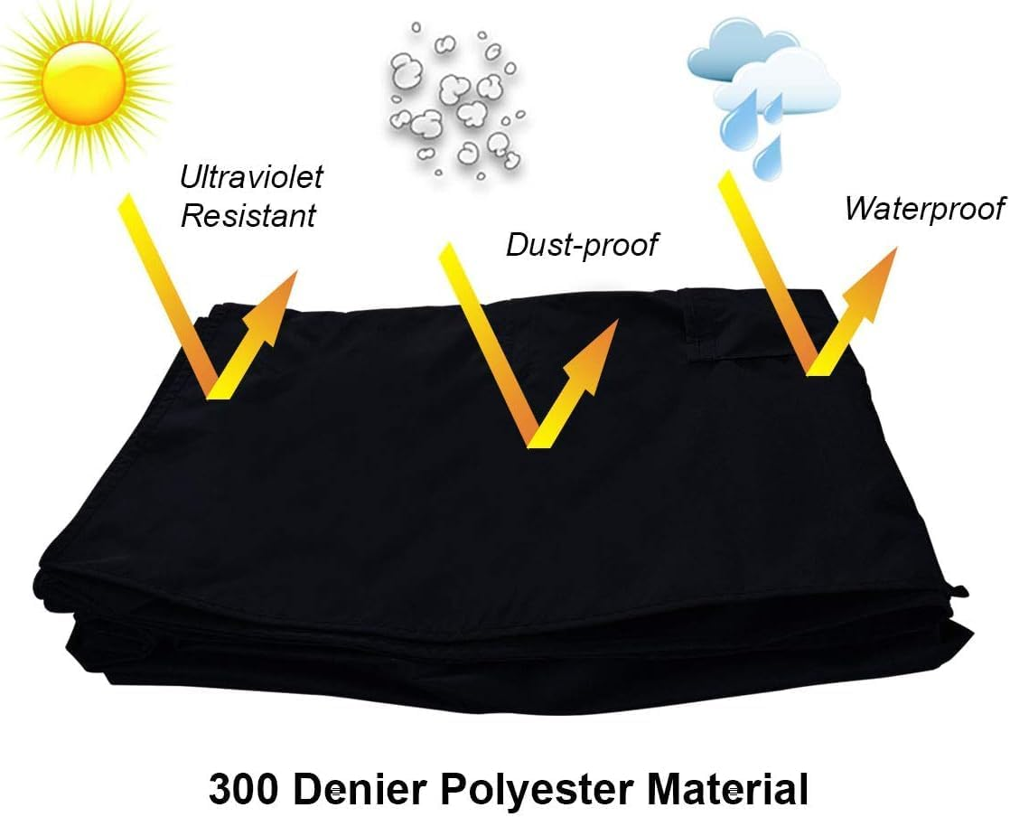 Outdoor TV Covefull Protection Screen Cover Waterproof Dustproof Furniture TV Covers for Outdoor Garden Pool Television Screens (40-42)（37" W X 24" H X 5" D/106Cm*67Cm*13Cm）