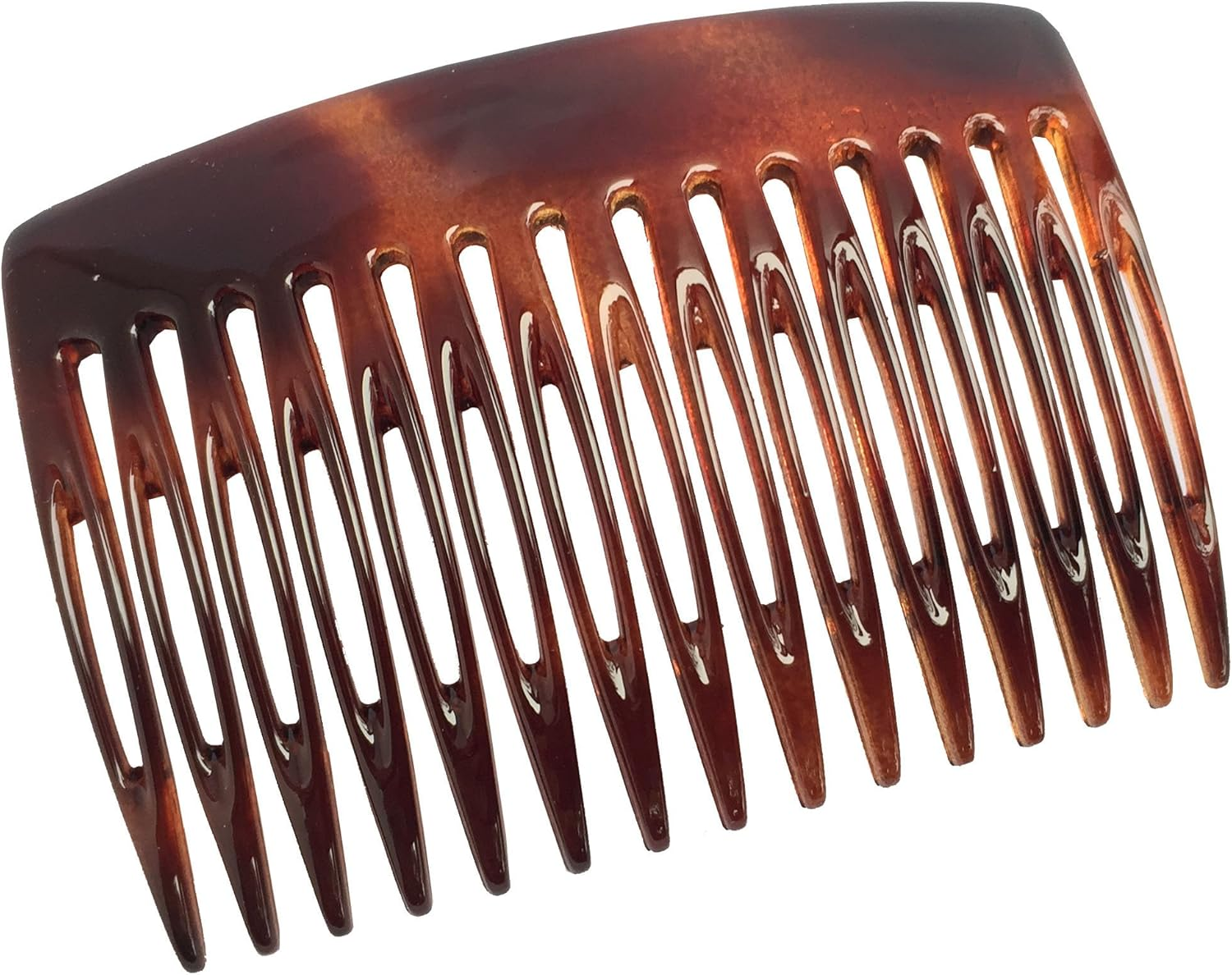 Parcelona French Nice N Simple 2 Pieces Cellulose Tortoise Shell 7 Cm Side Hair Comb Combs