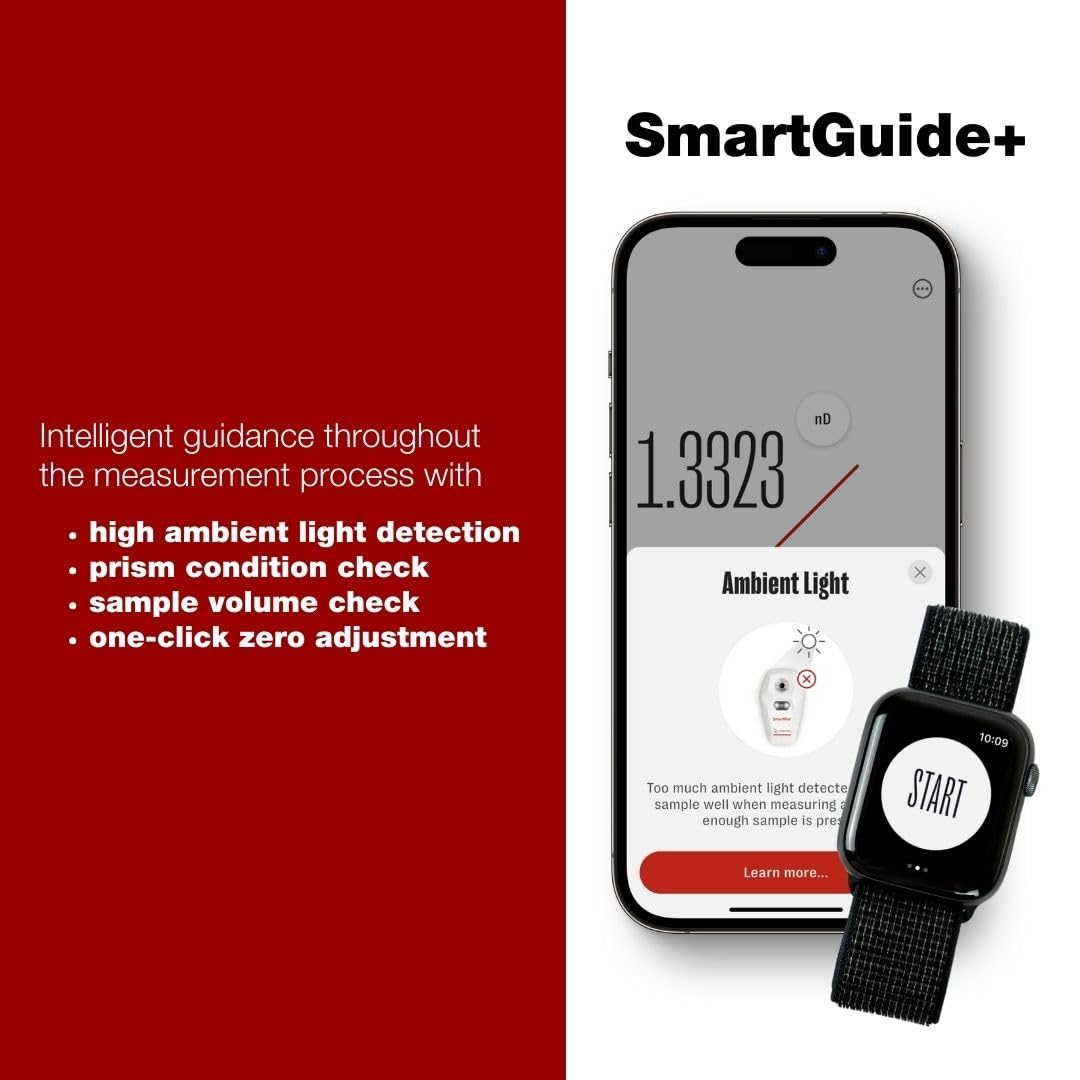 Smartref by Anton Paar - Digital Refractometer - Sugar, Brix, Salinity, Plato, Specific Gravity (SG) image number 1