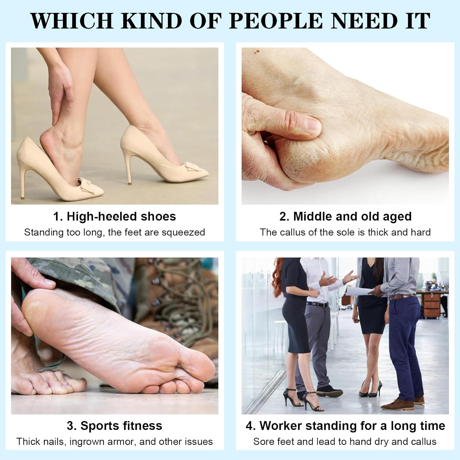 C12Rtive Pedicure Drill Bit, Diamond Carbide Foot Nail Drill Bit,Stainless Steel Professional Pedicure Foot Calluses Sanding Polishing Bits for Cracked Skin Callus Removal for Home Salon & Diy(Coarse) - Coarse image number 3