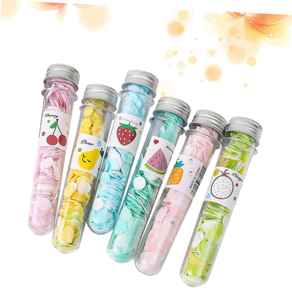 Yardwe 6Pcs Portable Soap Paper Disposable Soap Flakes Soap Paper for Hand Washing Travel Sheets for Home Travel and Outdoor Activities Random Pattern Sheets