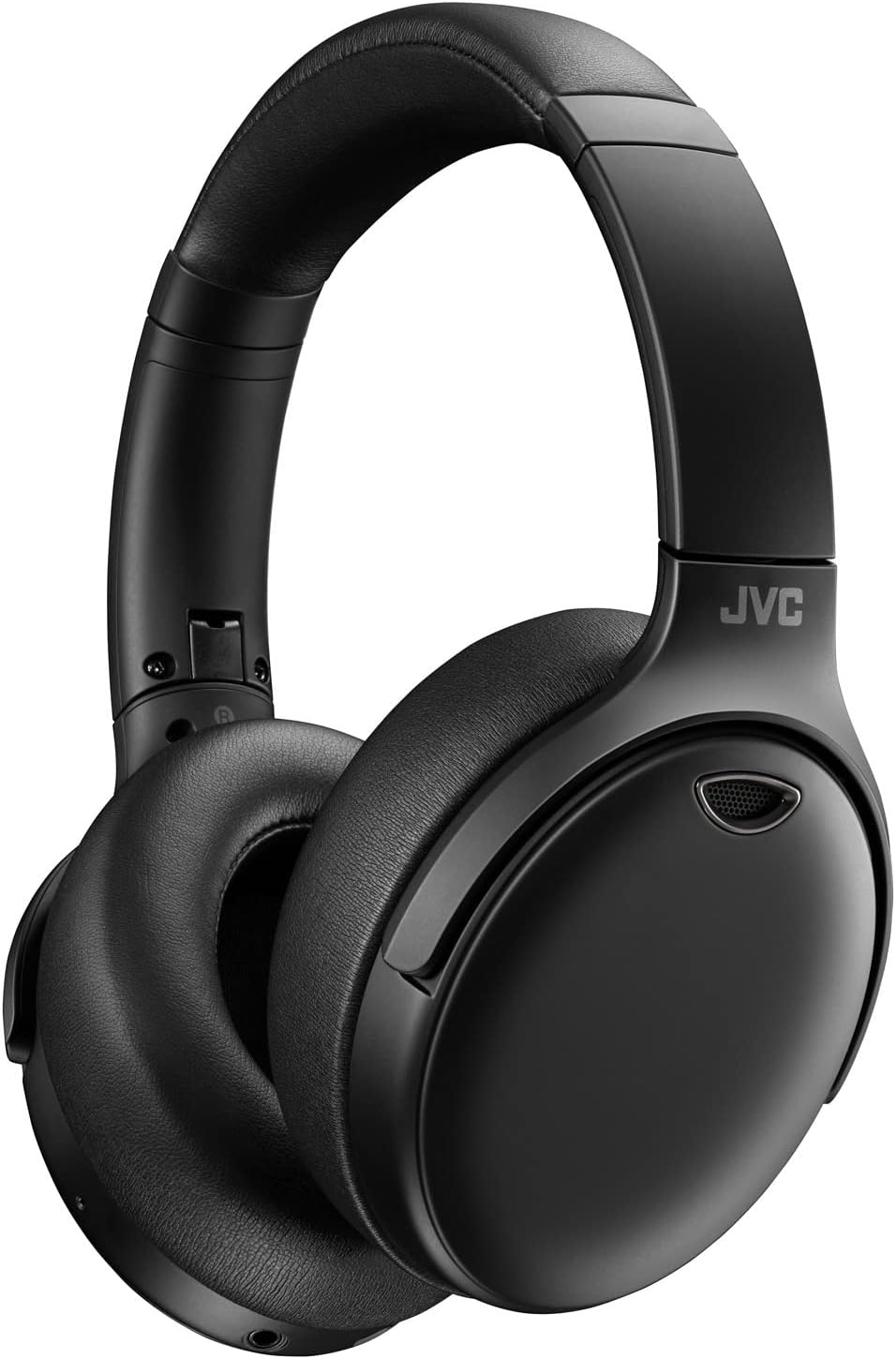 JVC Hybrid Noise Cancelling Wireless Headphones, BT 5.0, 25 Hour Rechargeable Battery, Full Touch Control, Google Assistant Compatible, Automatic Power On, Two-Way Foldable Design - HAS100N (Black) image number 3