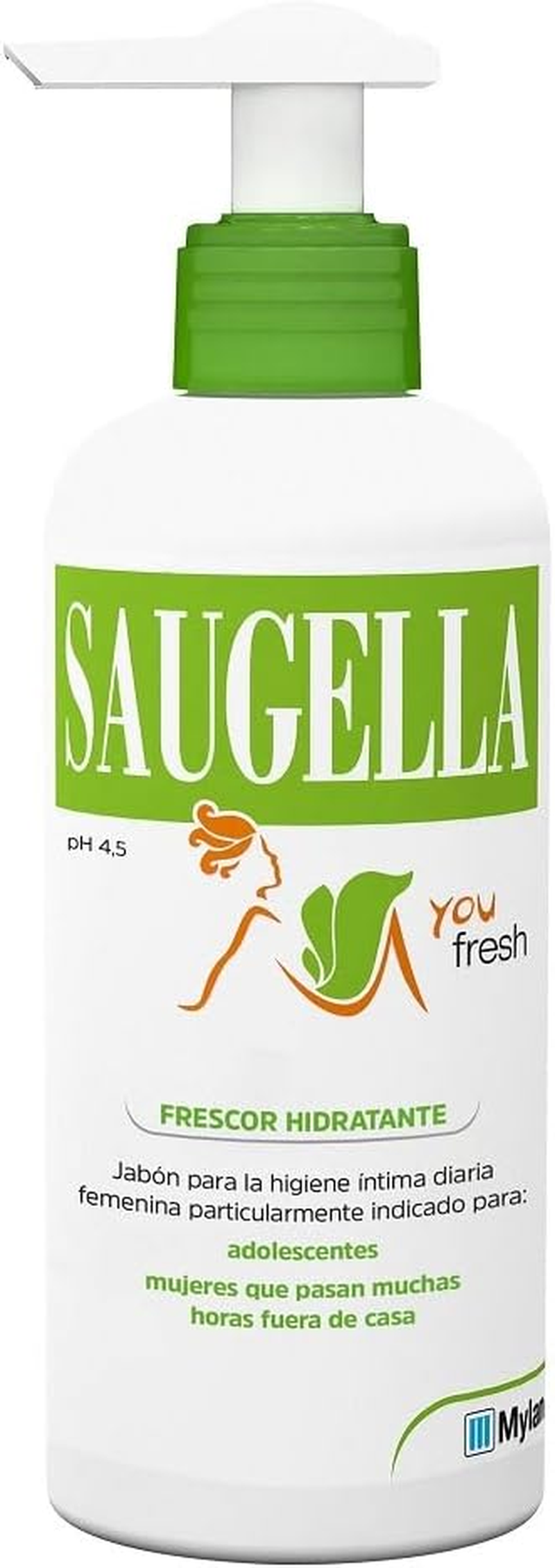 Jab&oacute;n &Iacute;ntimo Saugella You Fresh? Jab&oacute;n De Higiene &Iacute;ntima Diaria Femenina Para Mujeres Que Buscan Una Sensaci&oacute;n De Frescor - Ph 4.5-200 Ml