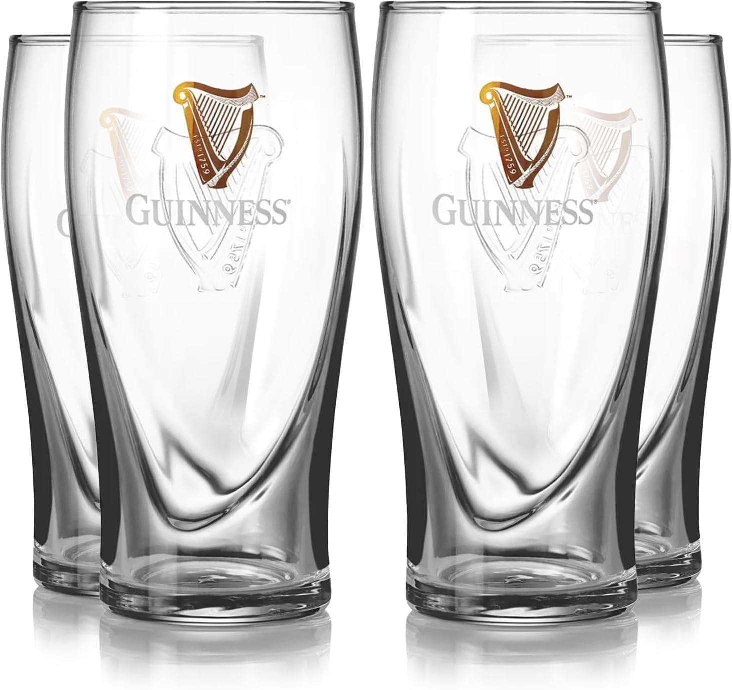 Guinness 20Oz Gravity Pint Glass (4 Pack) image number 3