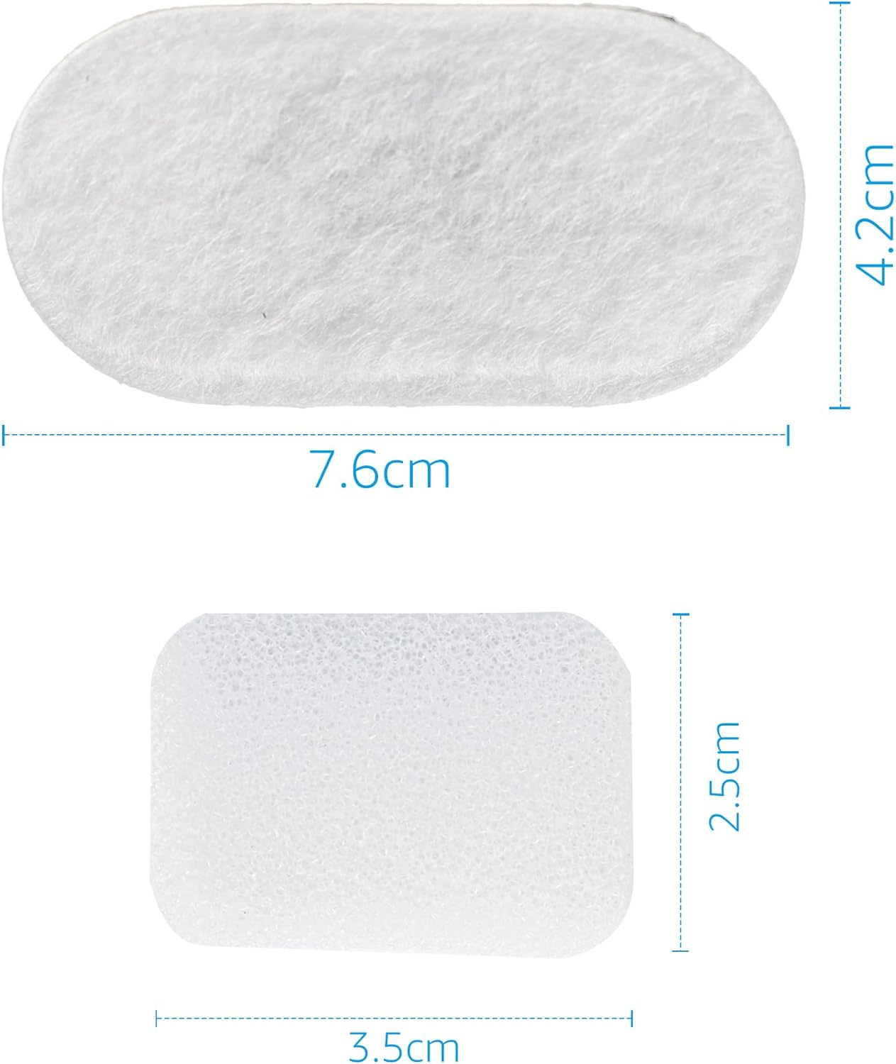 MIXC Filter for Cat Fountain Pack of 8