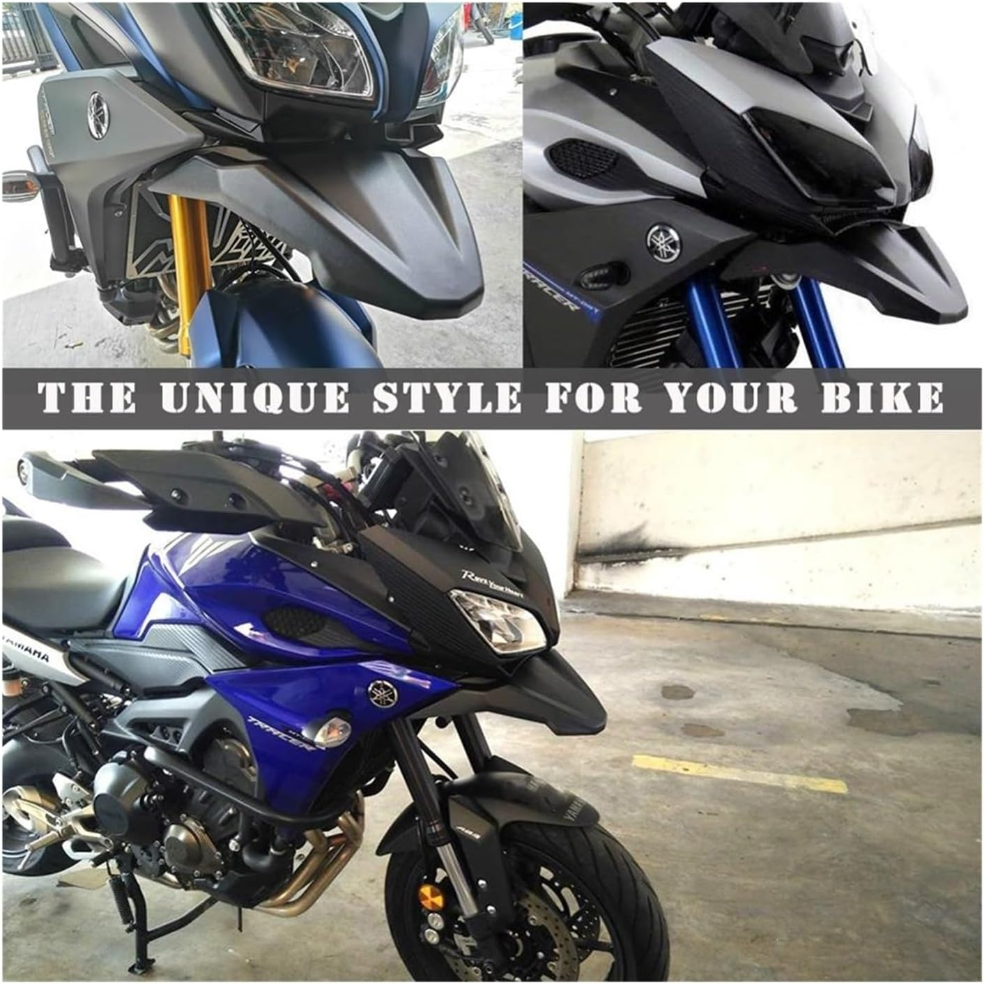 Front Fender Beak Compatible with MT09 Tracer 900 GT FJ 09 Motorcycle Accessories Cowl Guard Extension 2015 2016 2017 2018 2019 2020 image number 1