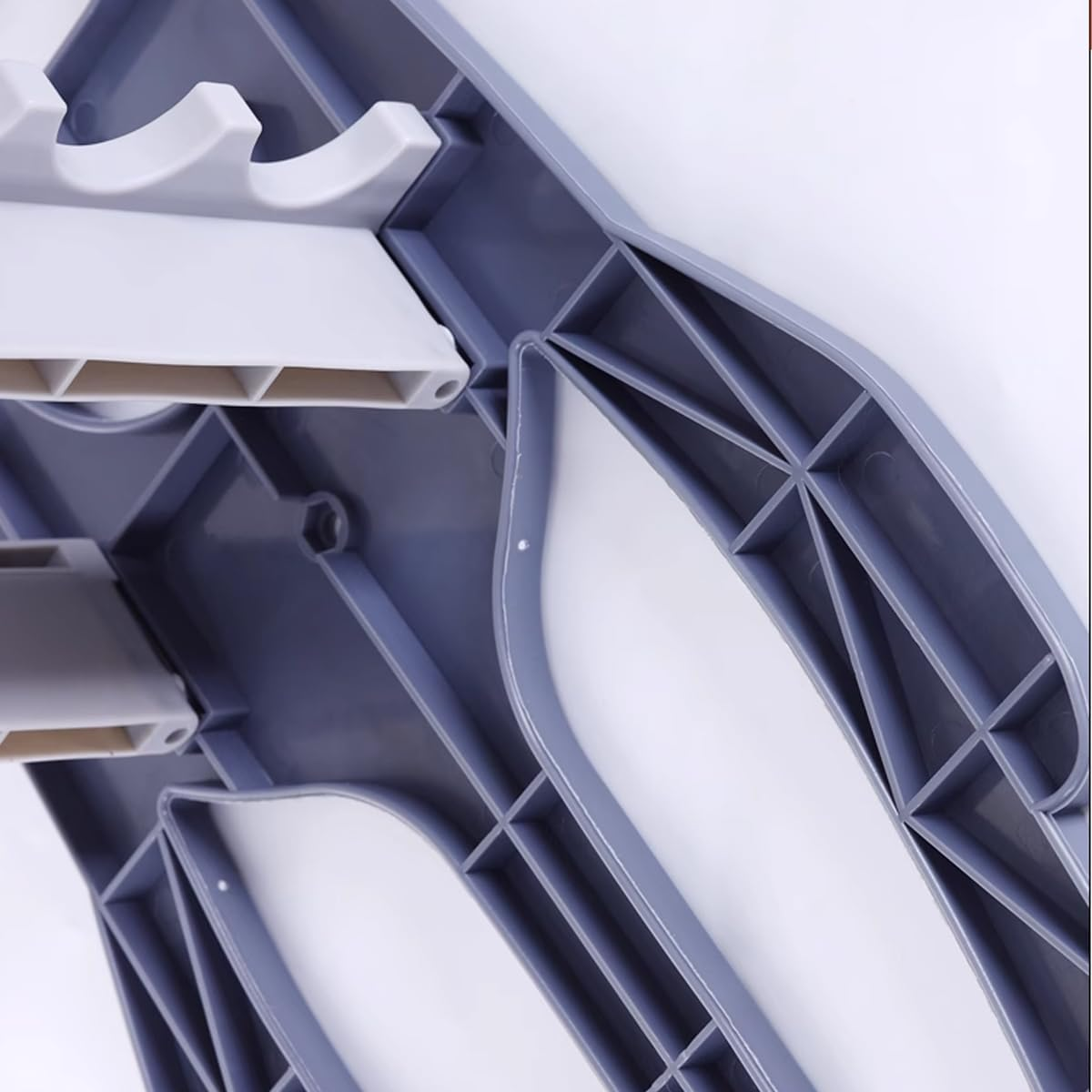 AIMALL Fishing Rod Rack Holder Stand &ndash; 16 Slots Vertical Storage for Sea Rods, Scoop Nets &ndash; ABS Foam Material, Freestanding Floor Display, 31.5X17.1X9.4In, Black image number 3