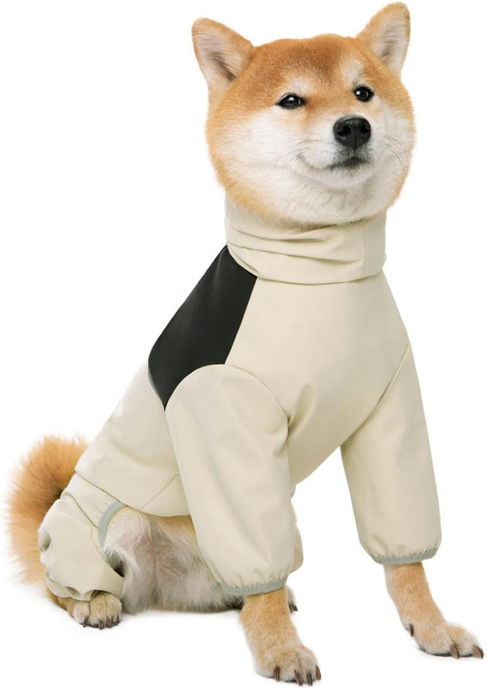 IUOUTG Dog Raincoat Waterproof Dog Rain Coats for Extra Large Dogs Lightweight Dog Rain Jacket Adjustable 4 Legs Pet Poncho with Reflective Strip for Pets Rain Clothes Apparel