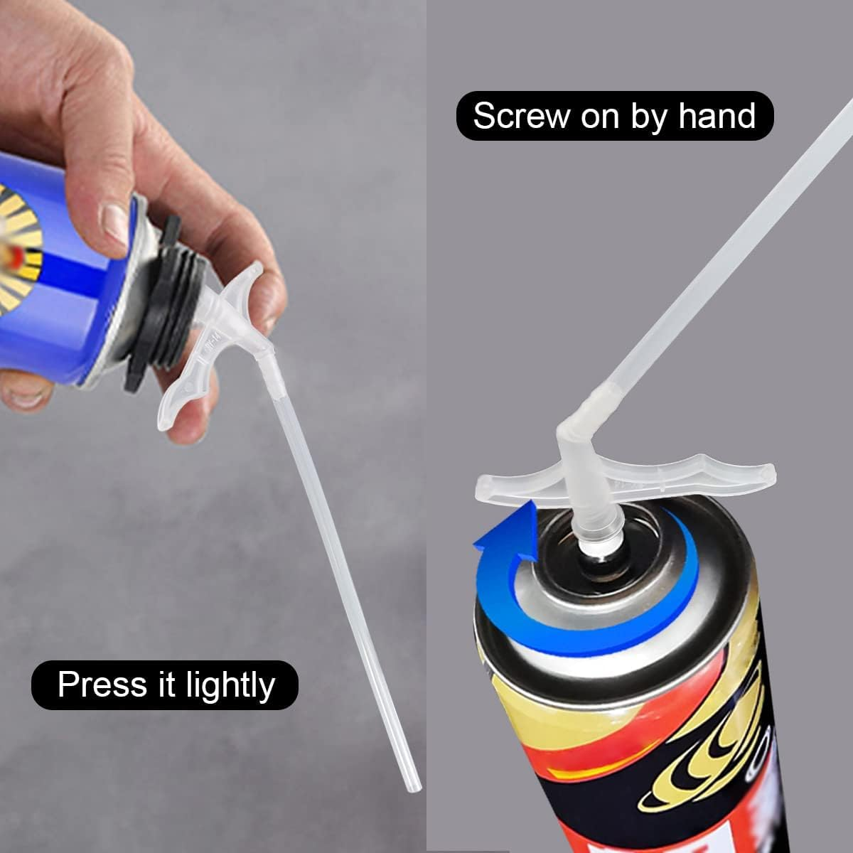 50Pcs Spray Foam Tubes & Nozzles, Replacement Tips for Insulating Foam Spray image number 2