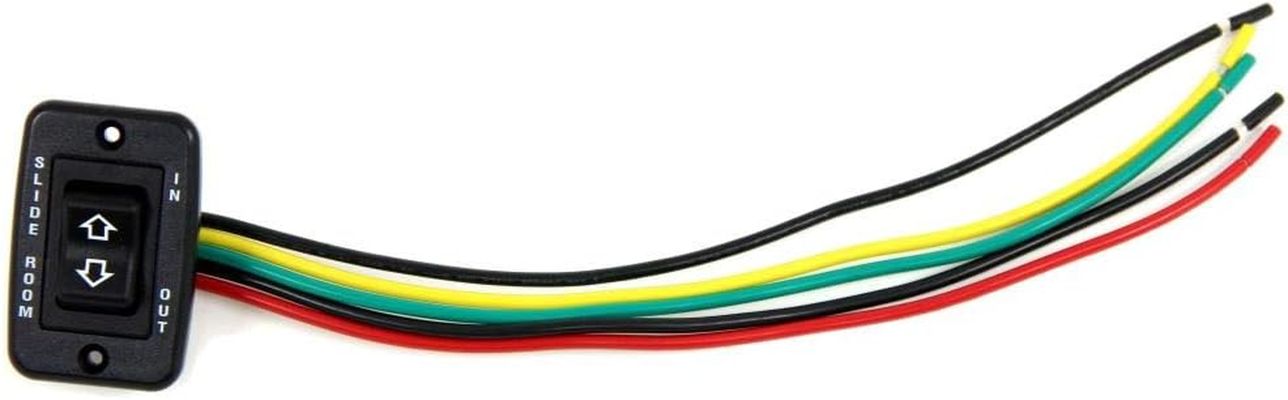 Lippert Components Slide-Out Electric Switch Assembly Replacement - Black &mdash; for above Floor and through Frame Slides - Exact-Match Component - Easy, DIY Installation - Full Switch Assembly Included &mdash; image number 2