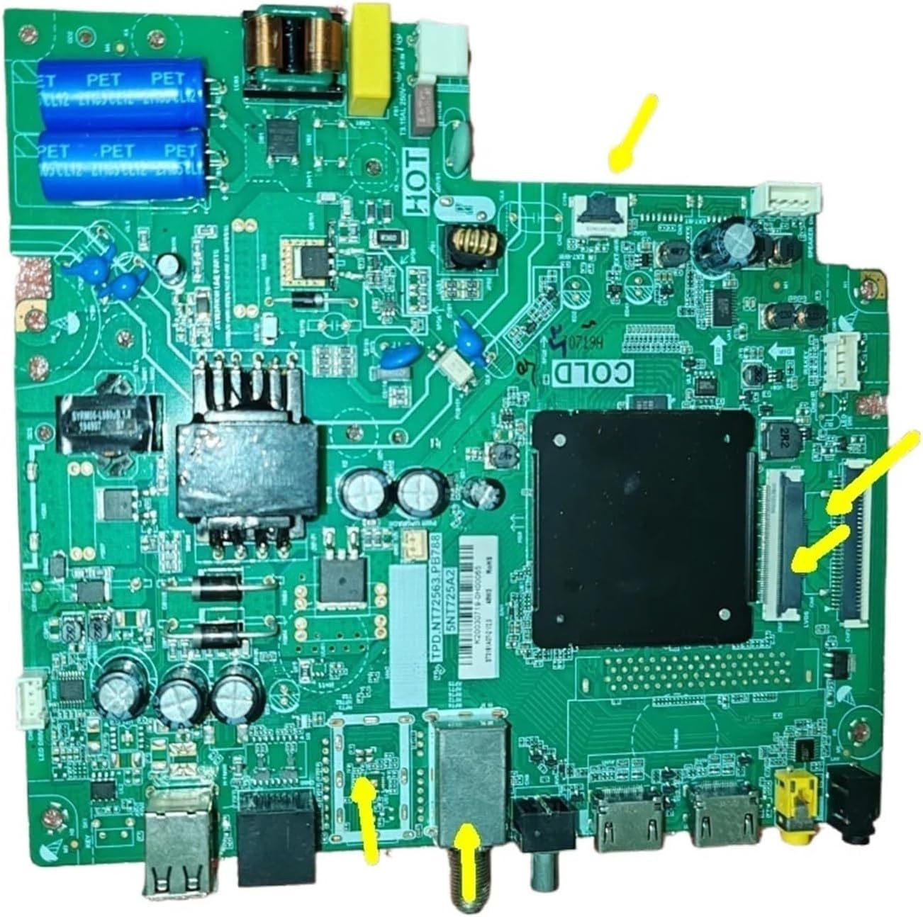 TPD.NT72563.PB788 5NT63CA2 5NT725B2 5NT725A2， Compatible for LED ，TV Motherboard(1T NONO CI)