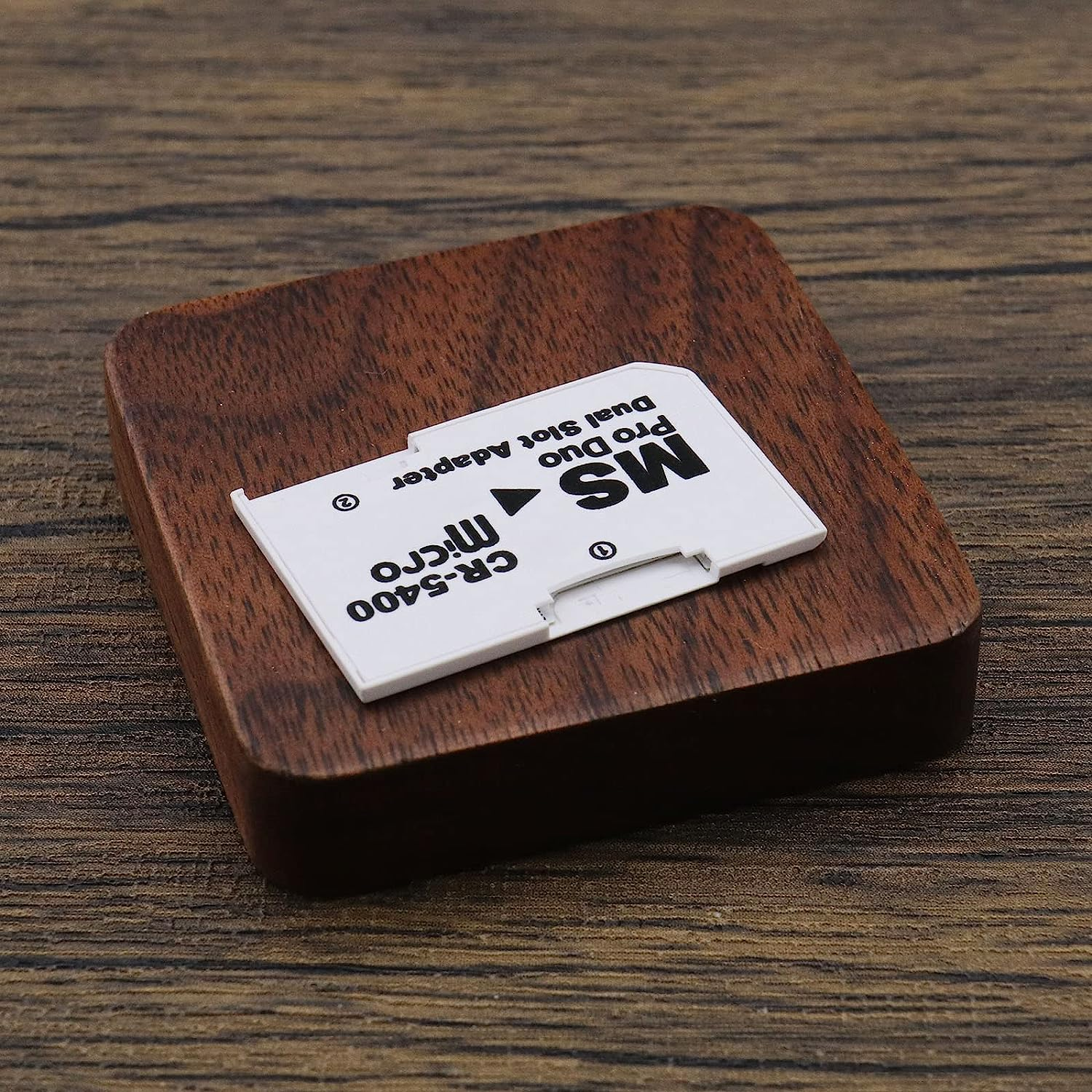 Emsea 2Pcs Dual SD/TF Card to MS Memory Card Holder CR5400 512GB Compatible with Sony Memory Stick PSP Dual Slot Adapter 31X20Mm image number 6