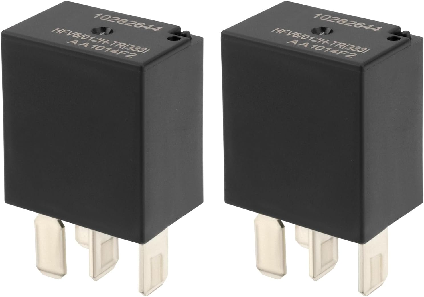 SING F LTD 2Pcs 12V 20A 4Pin HFV6/012H-TR New Energy Battery Car Air Conditioning Fan Relays Compatible with Lancia Compatible with Fiat Compatible with Alfa Romeo Black image number 1