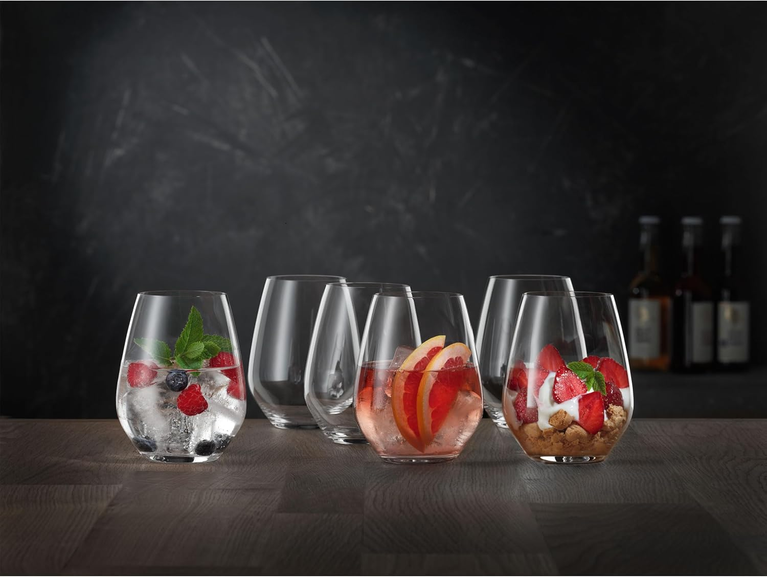 Spiegelau Authentis Casual All Purpose Tumbler, Clear &ndash; Versatile Crystal Glass for Wine, Cocktails & Beverages &ndash; Machine-Made Elegant Barware, Dishwasher Safe &ndash; 460 Ml Capacity (Pack of 6) image number 6